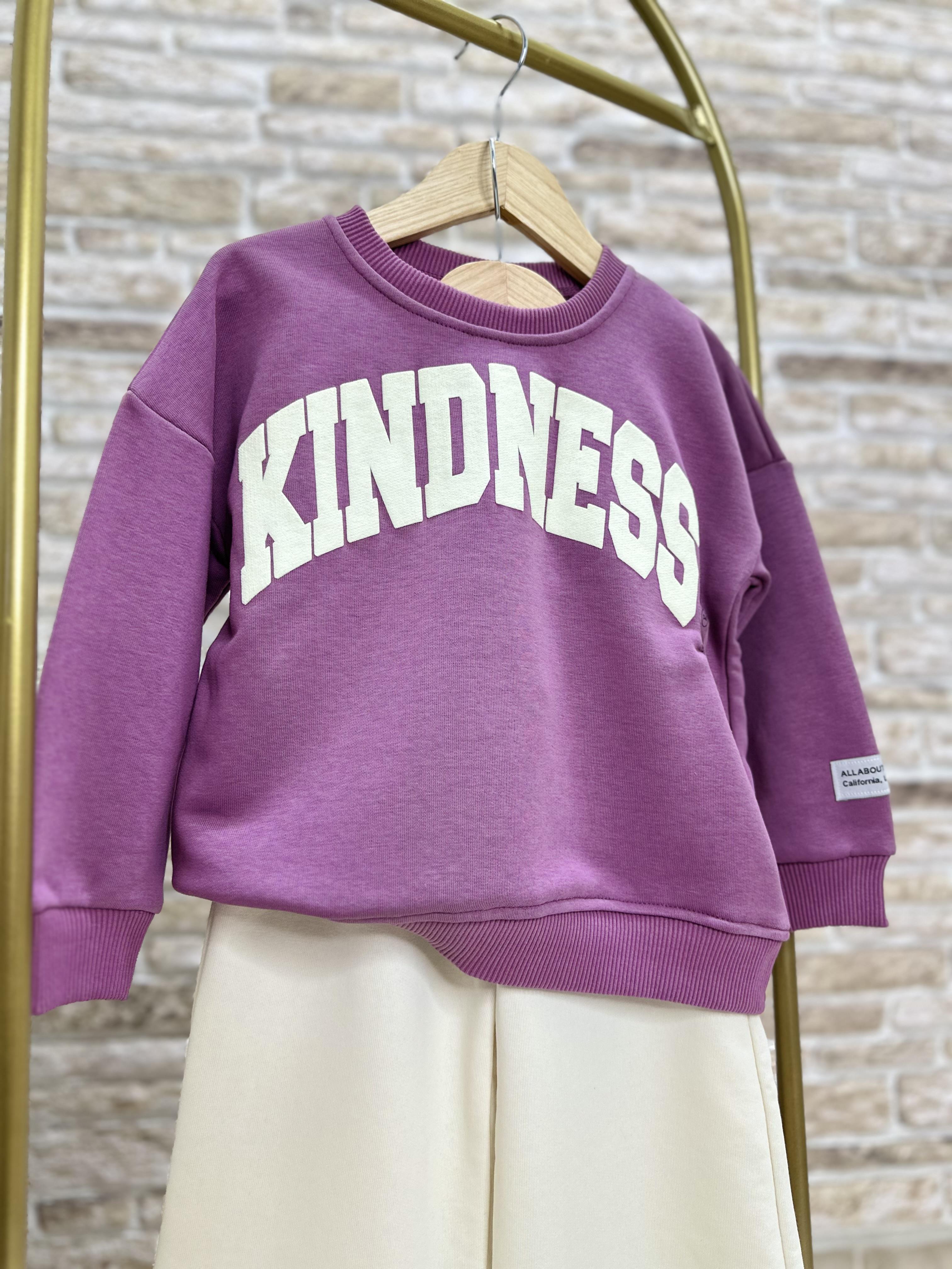 Kız Çocuk 3 İplik  Kindness İspanyol Paça Takım