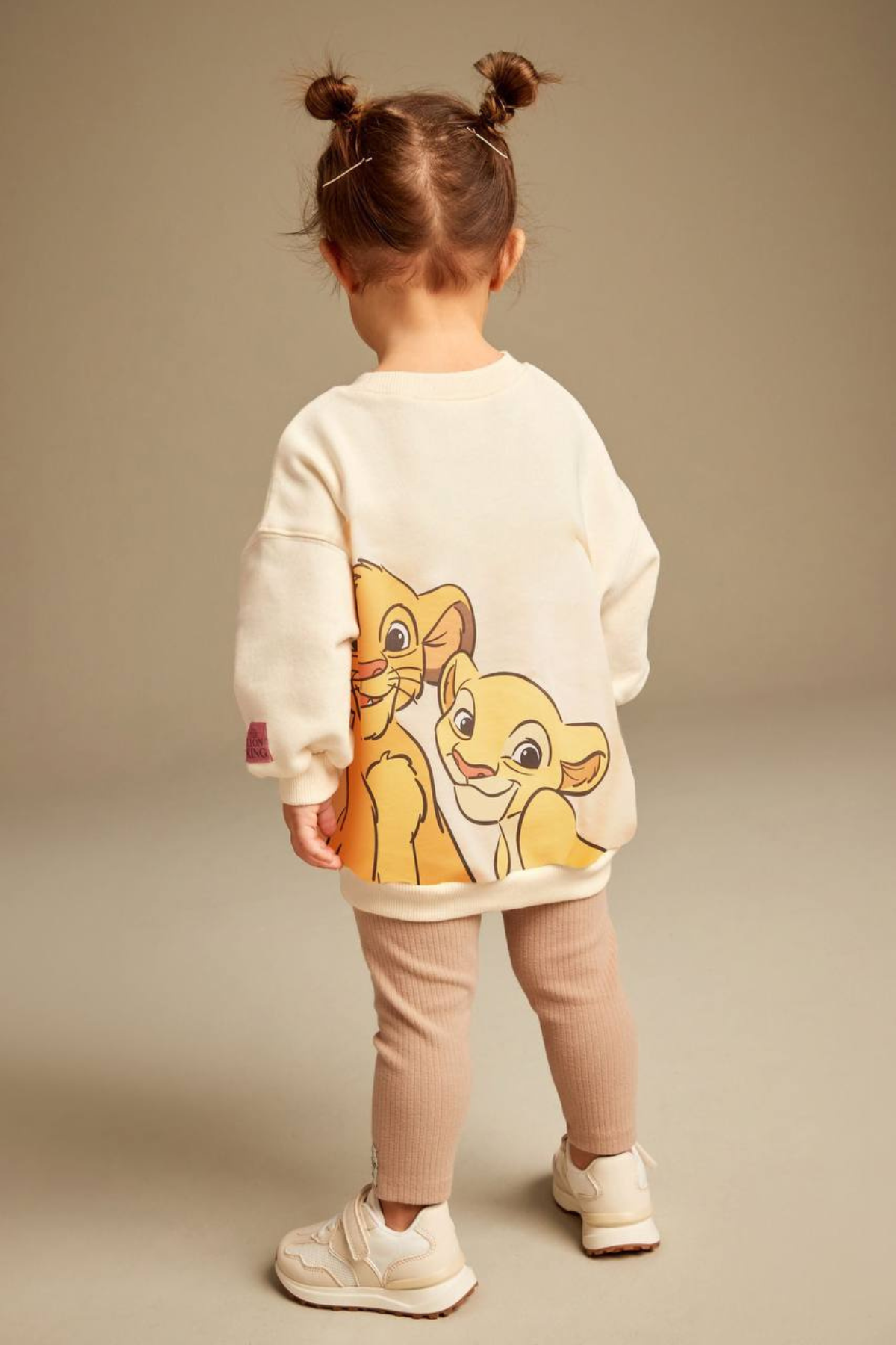 Kız Çocuk 3 İplik  Simba & Nala Taytlı Takım