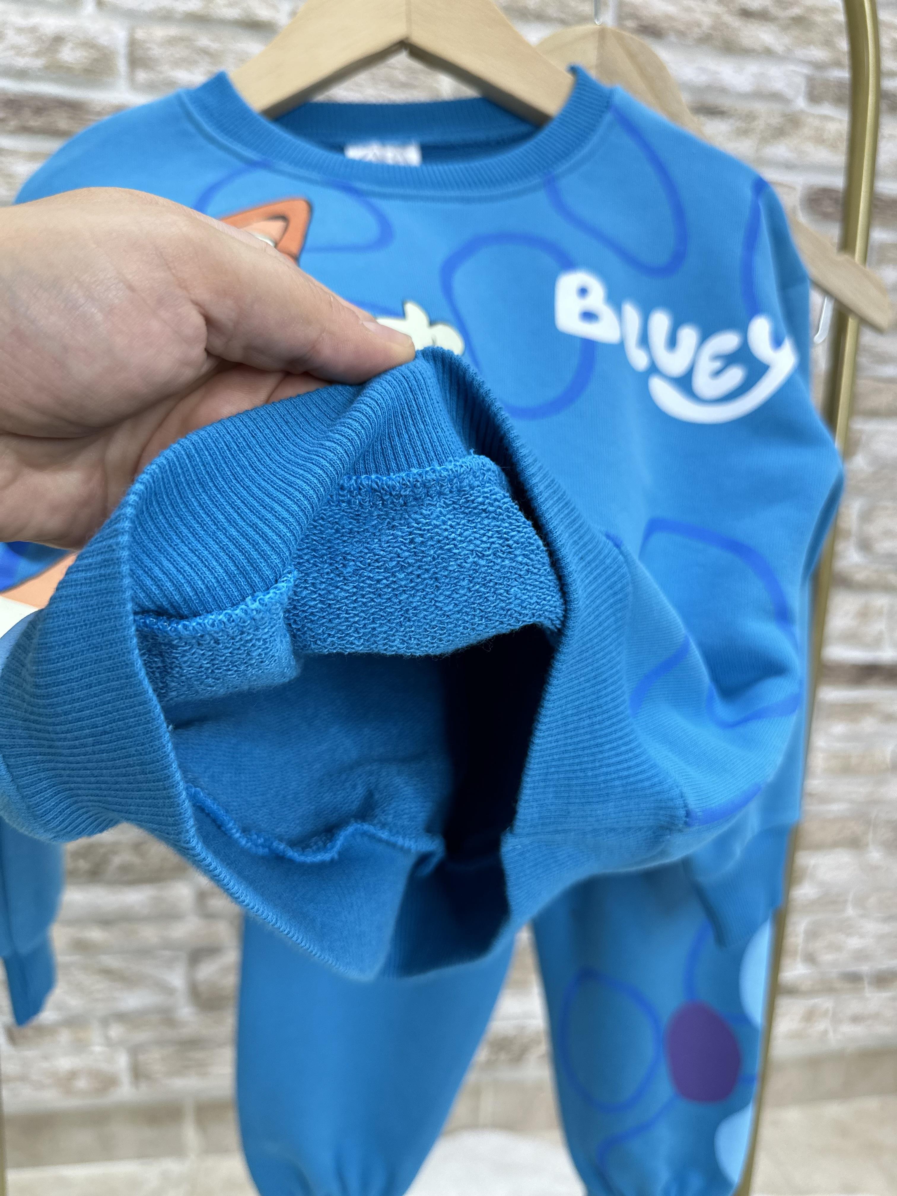 Unisex Çocuk 3 İplik Bluey İkili Takım