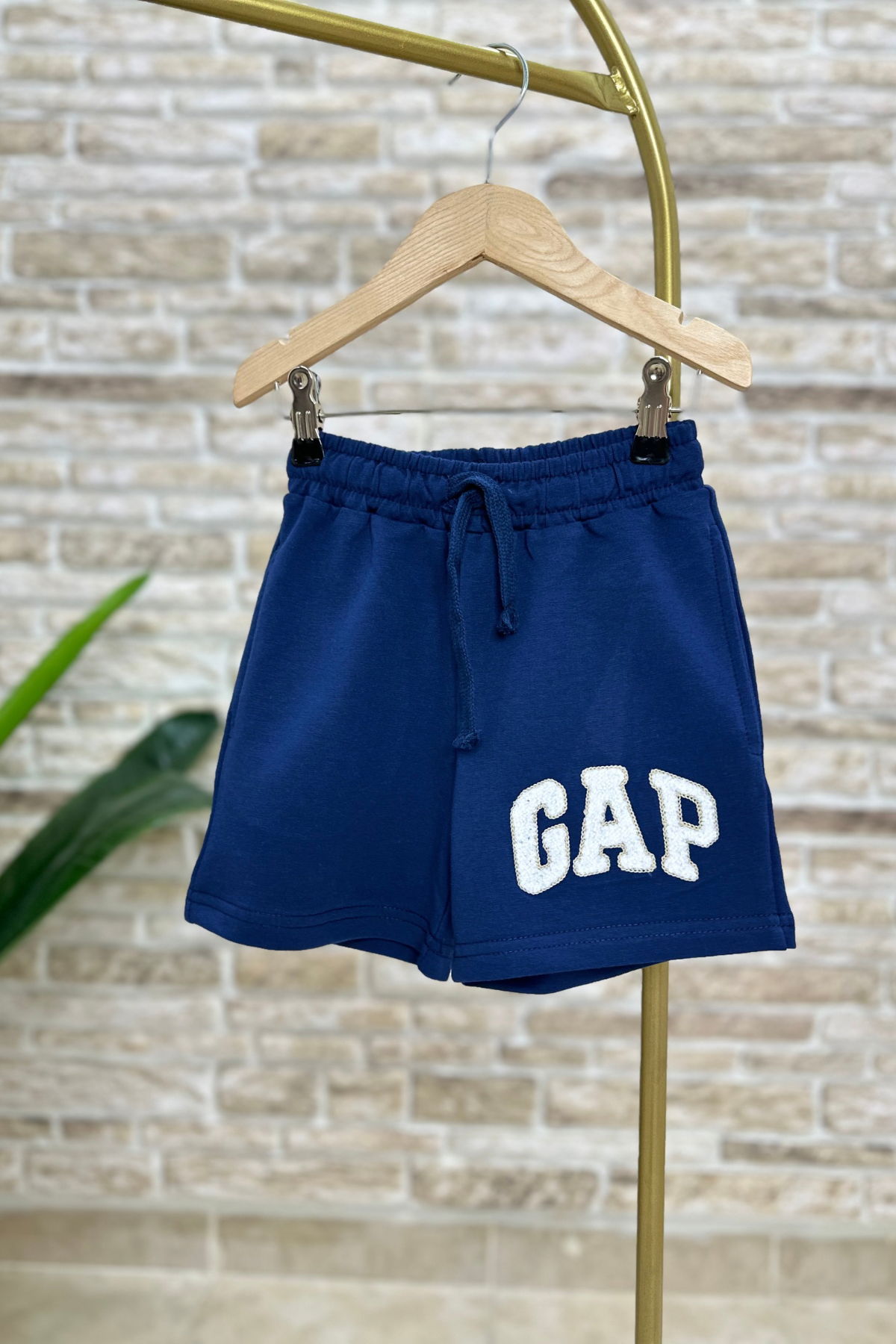 Beyaz Laci Gap Şortlu Takım