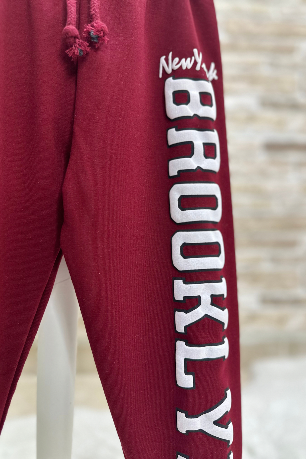 Brooklyn Bordo Tshirt Eşofman Takım
