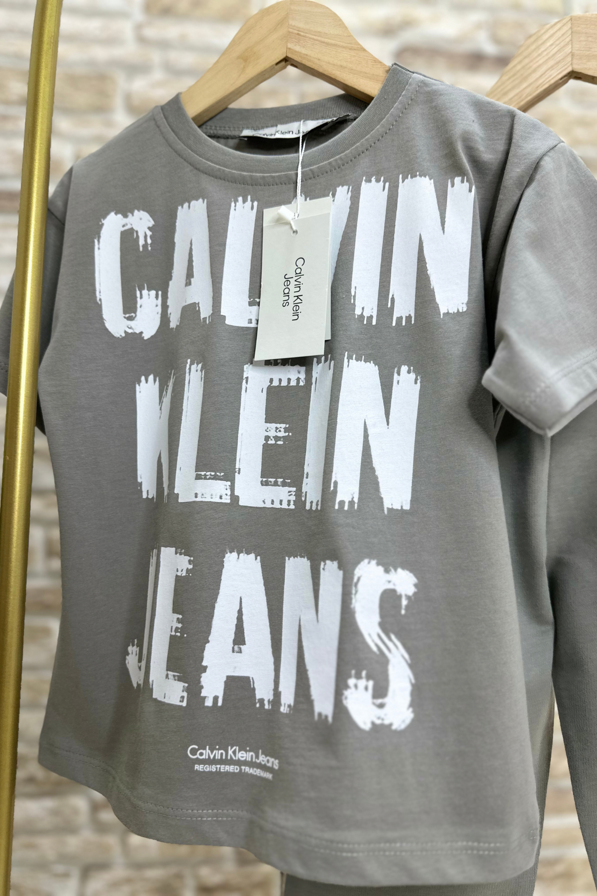 Calvin Gri Eşofman Takım