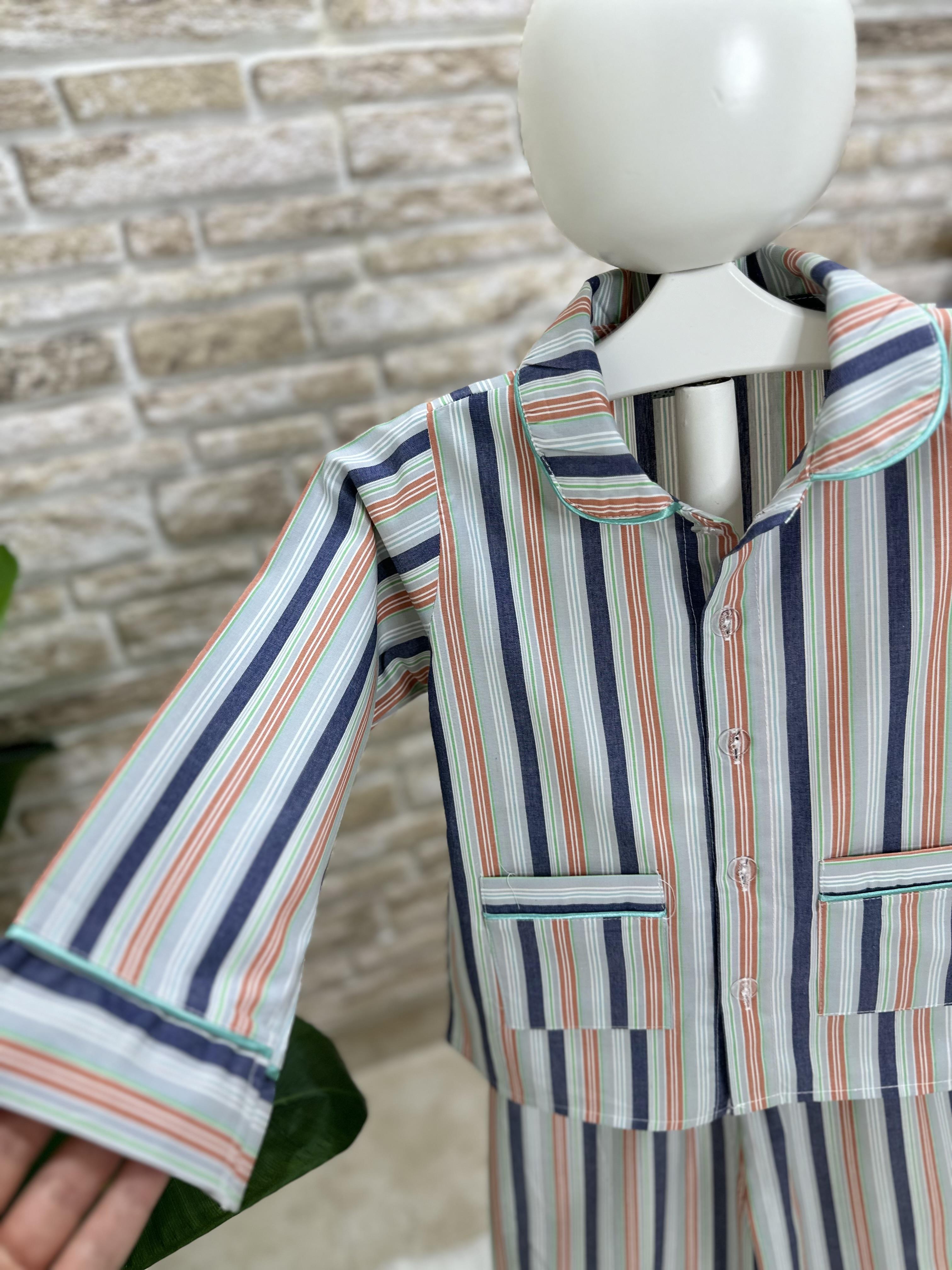 Çizgili Erkek Pijama Takımı