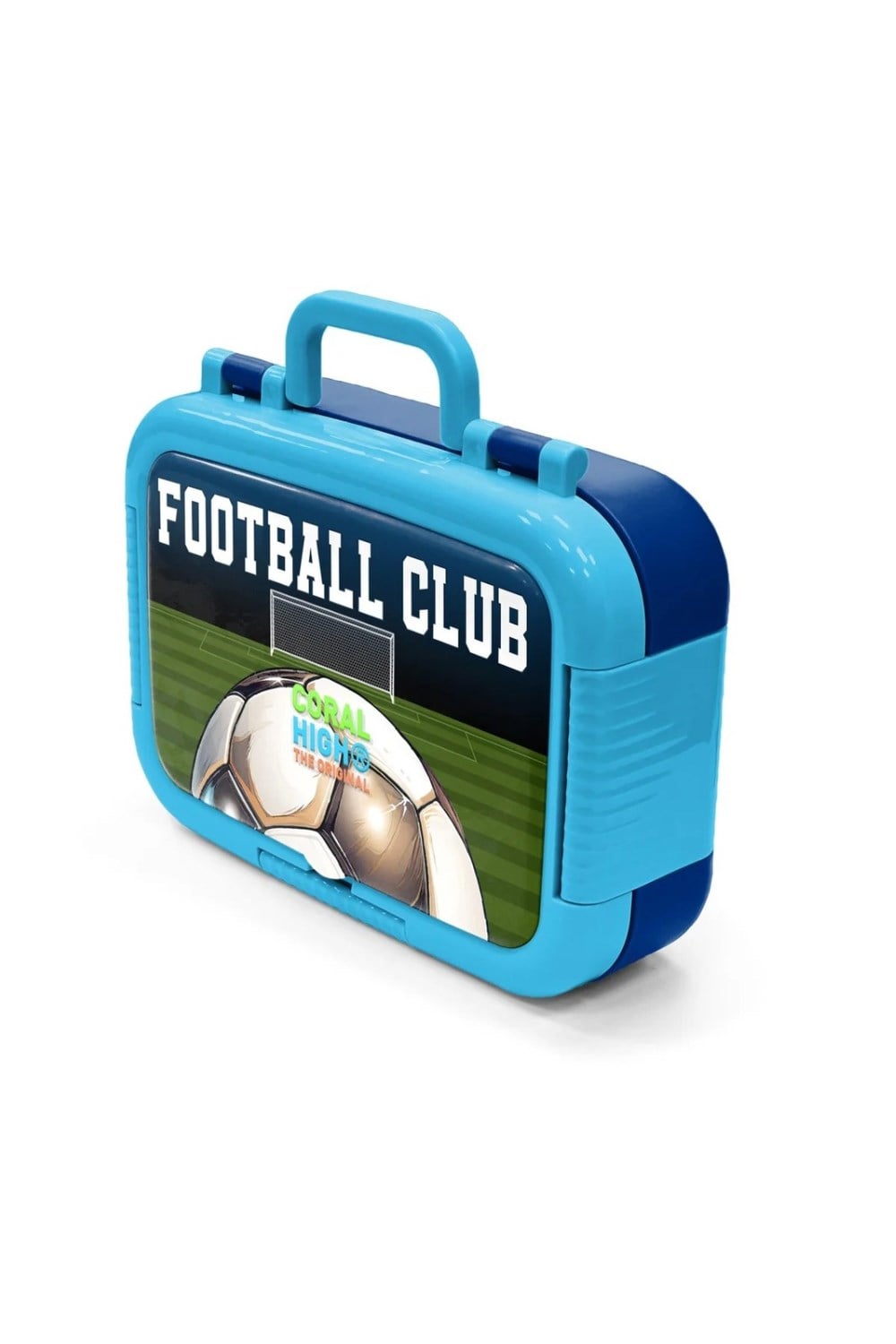 Coral High Kids Lacivert Futbol Desenli Paslanmaz Çelik Beslenme Kabı 39286