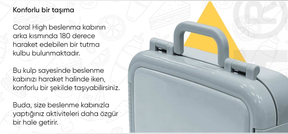 Coral High Kids Lacivert Futbol Desenli Paslanmaz Çelik Beslenme Kabı 39286