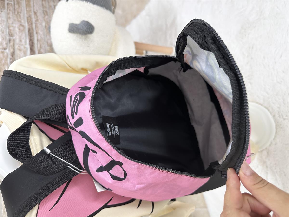 Daisy Baskılı Pembe Çanta