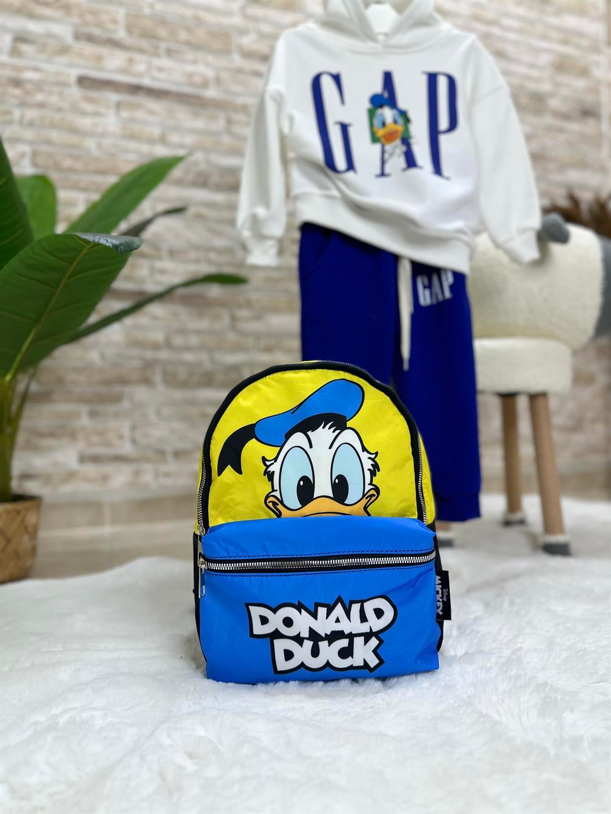 Donald Duck Baskılı Sarı Laci Çanta