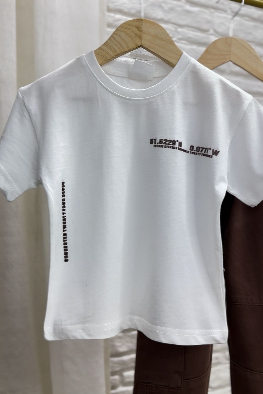 Erkek Çocuk 3lü Tshirt Dahil Kahve  Kargo Cepli Takım