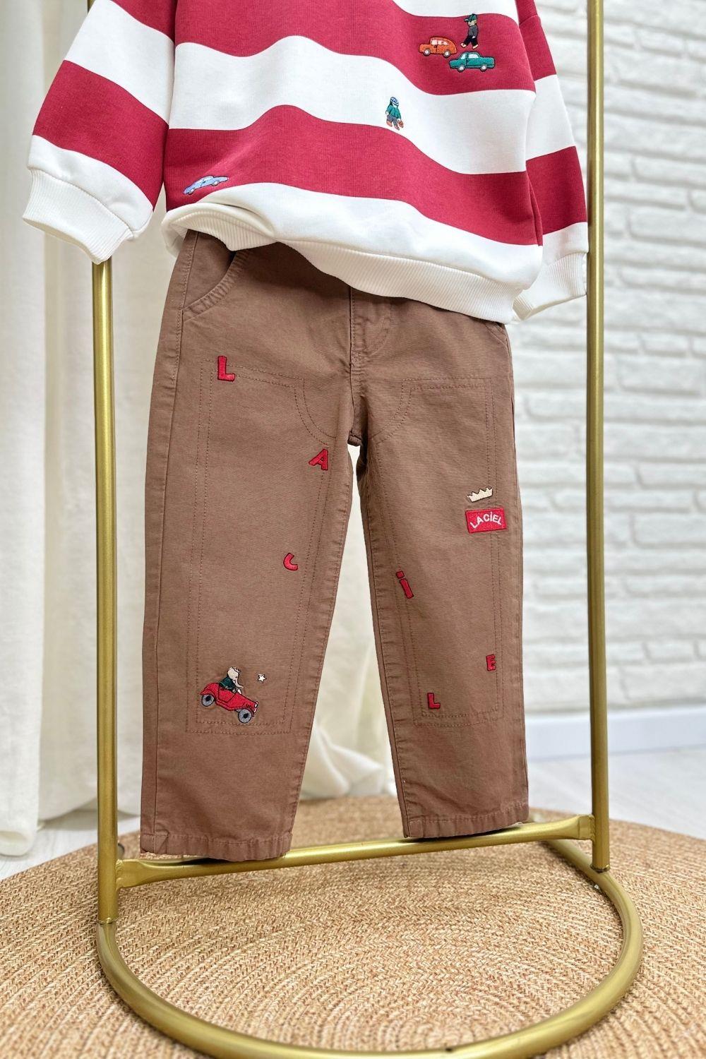 Erkek Çocuk Canvas Jean & Swaet Takım