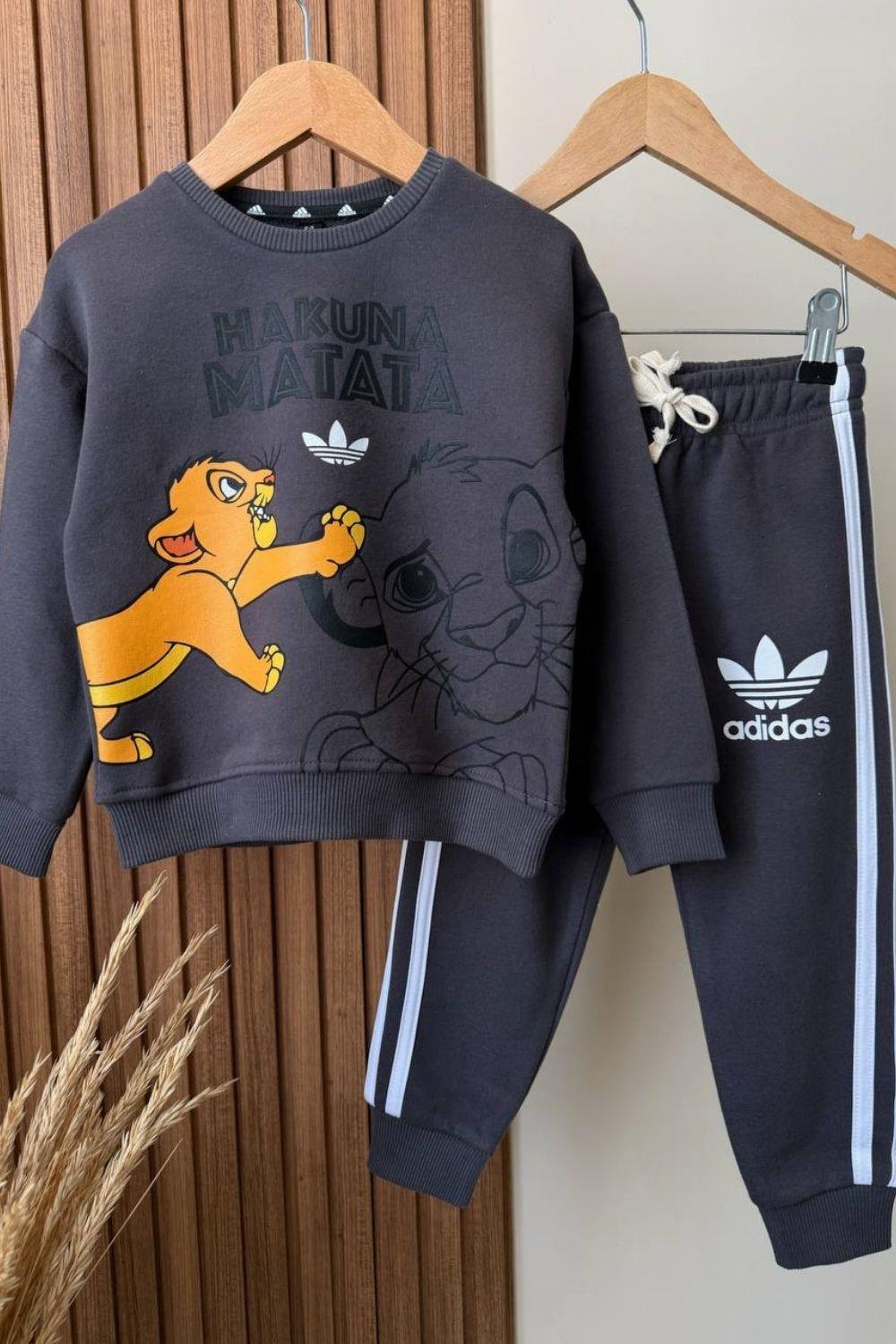 Erkek Çocuk Hakuna Antrasit Adids Takım