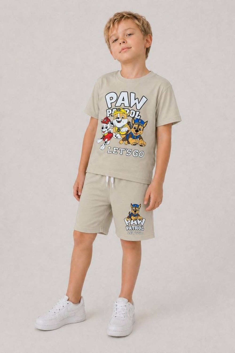Erkek Çocuk Paw Patrol  Şortlu Takım