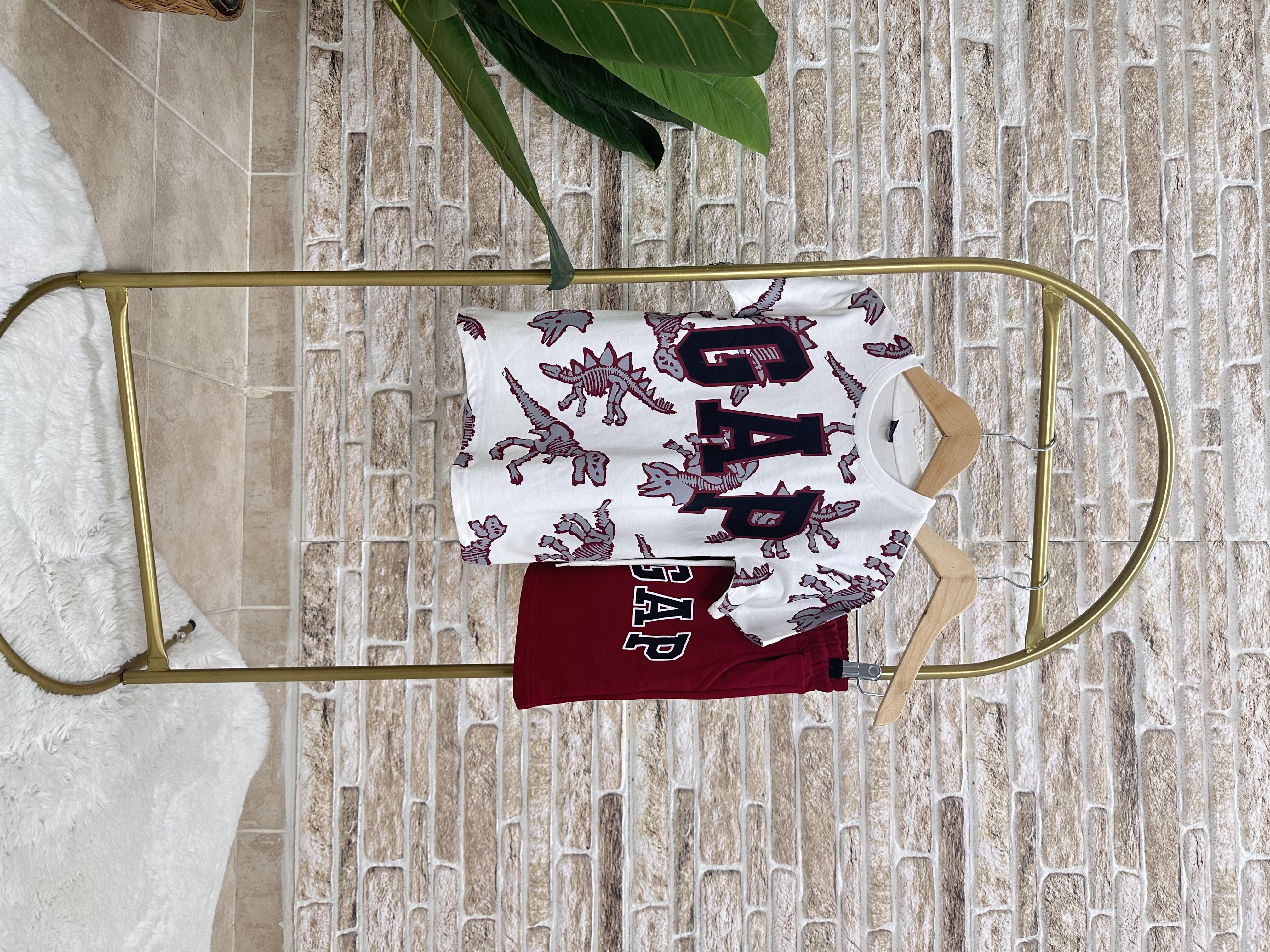 Gap Bordo Dinazorlu Şortlu Takım