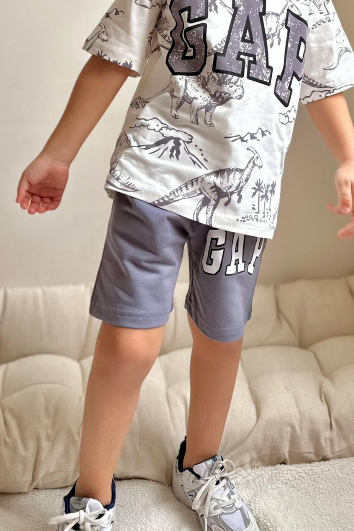 Gap Gri Şortlu Takım