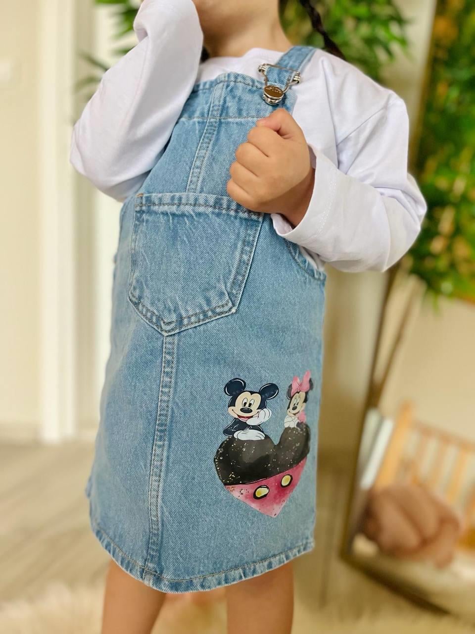Kalpli Minnie & Mickey Kot Jile Elbise