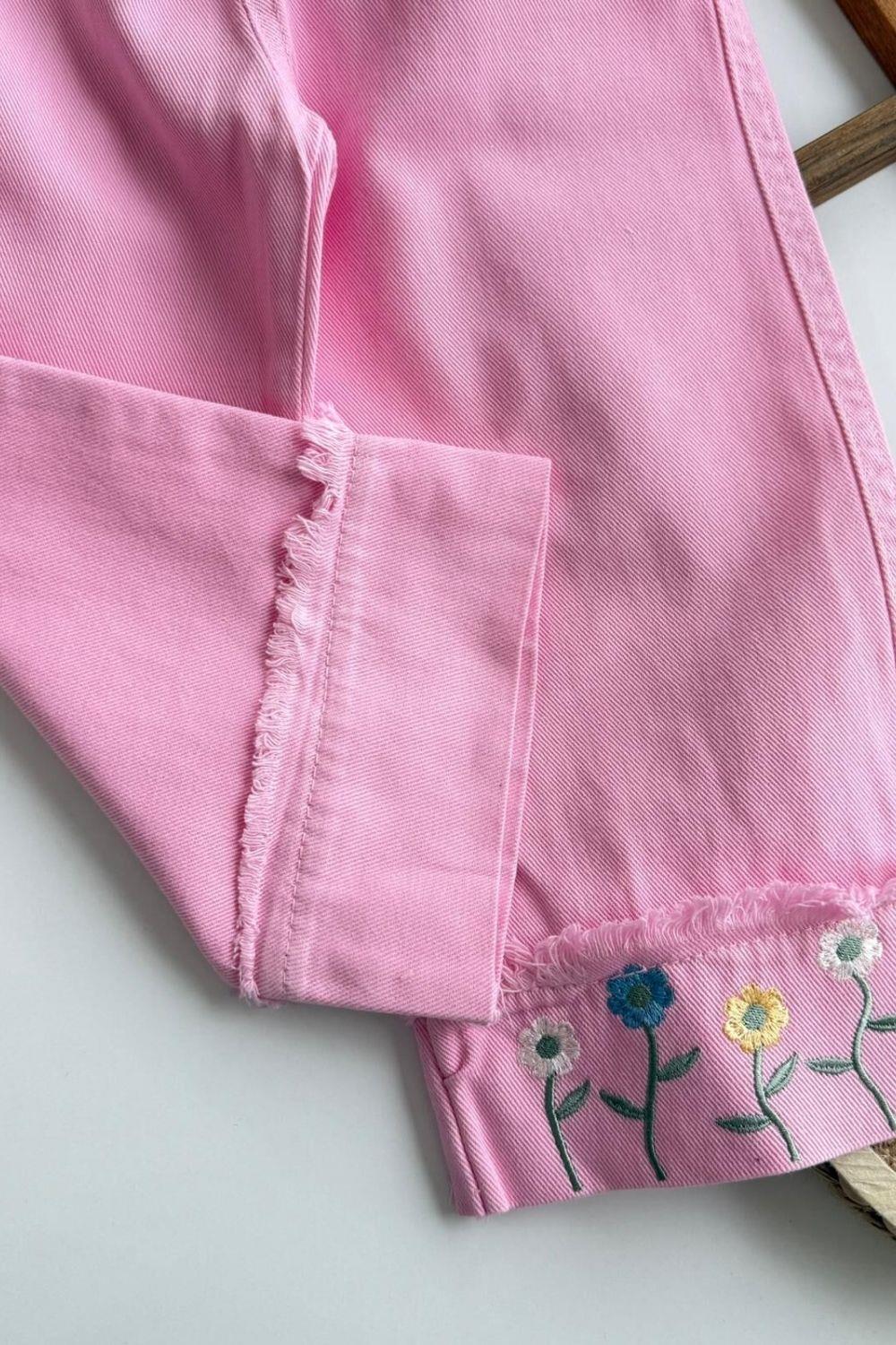 Kız 3lü Premium Özel Seri Pembe Tshirt Dahil Takım
