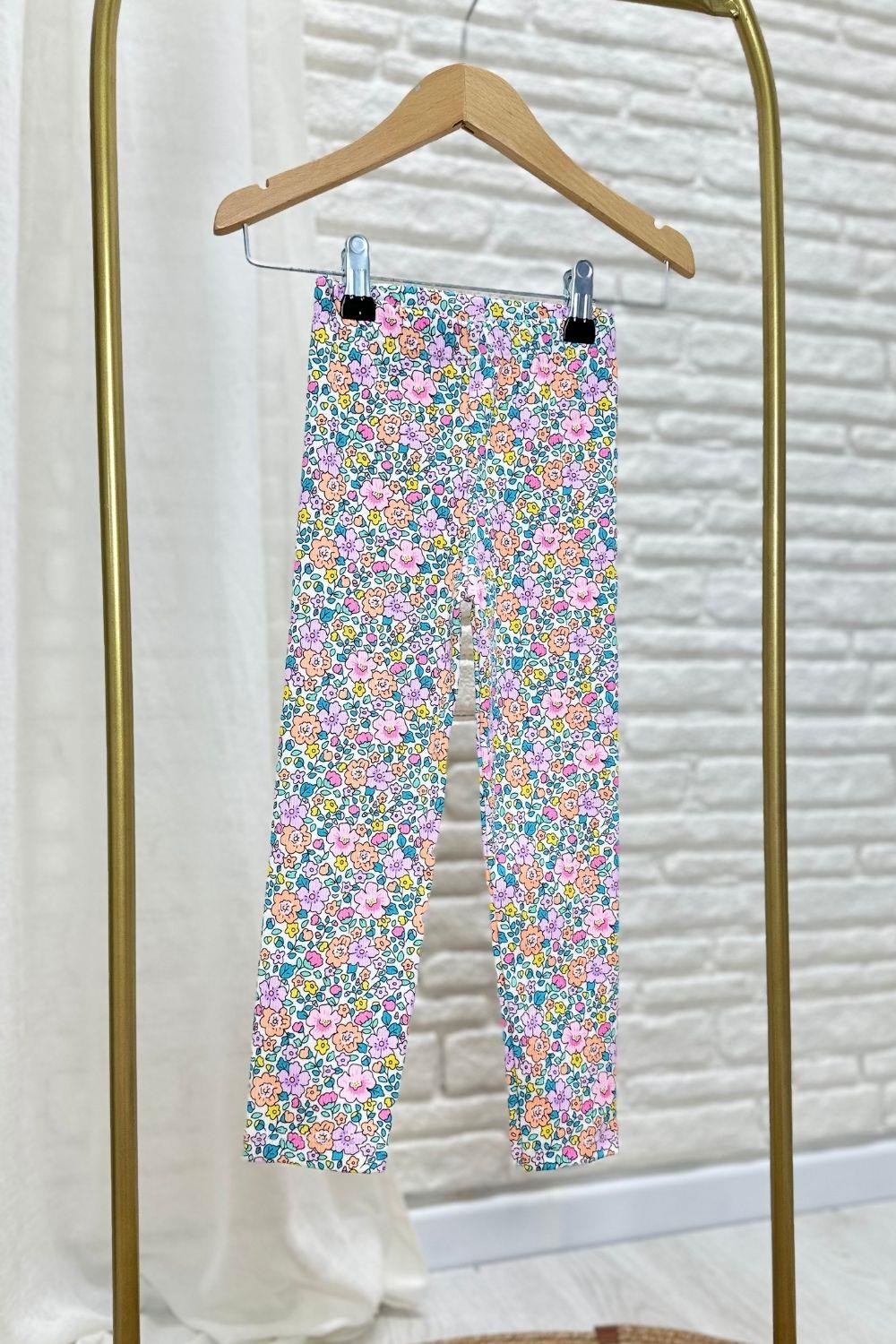 Kız Çocuk 3 iplik Meyveli Bebe Yaka Taytlı Takım