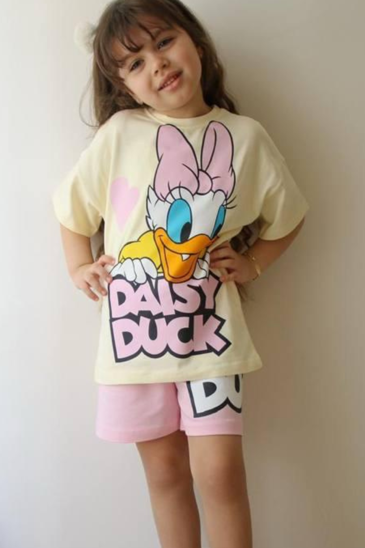 Kız Çocuk Daisy Yaz Şortlu Takım 