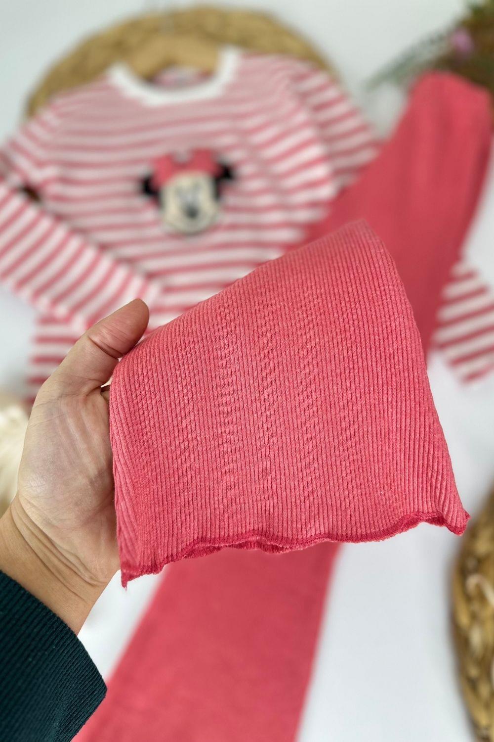 Kız Çocuk Minnie Taytlı Takım