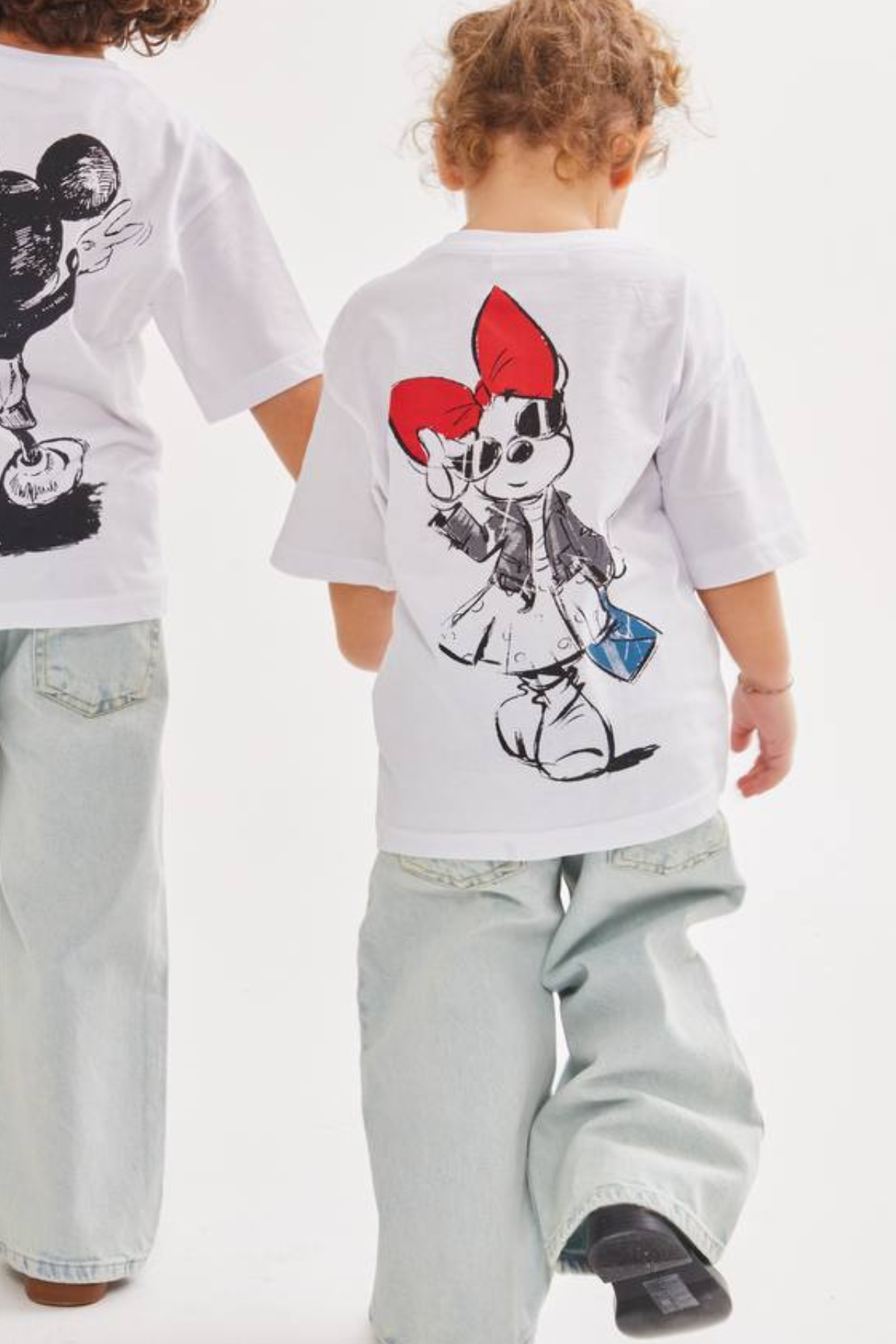 Kız Çocuk Minnie Tshirt & Jean Takım