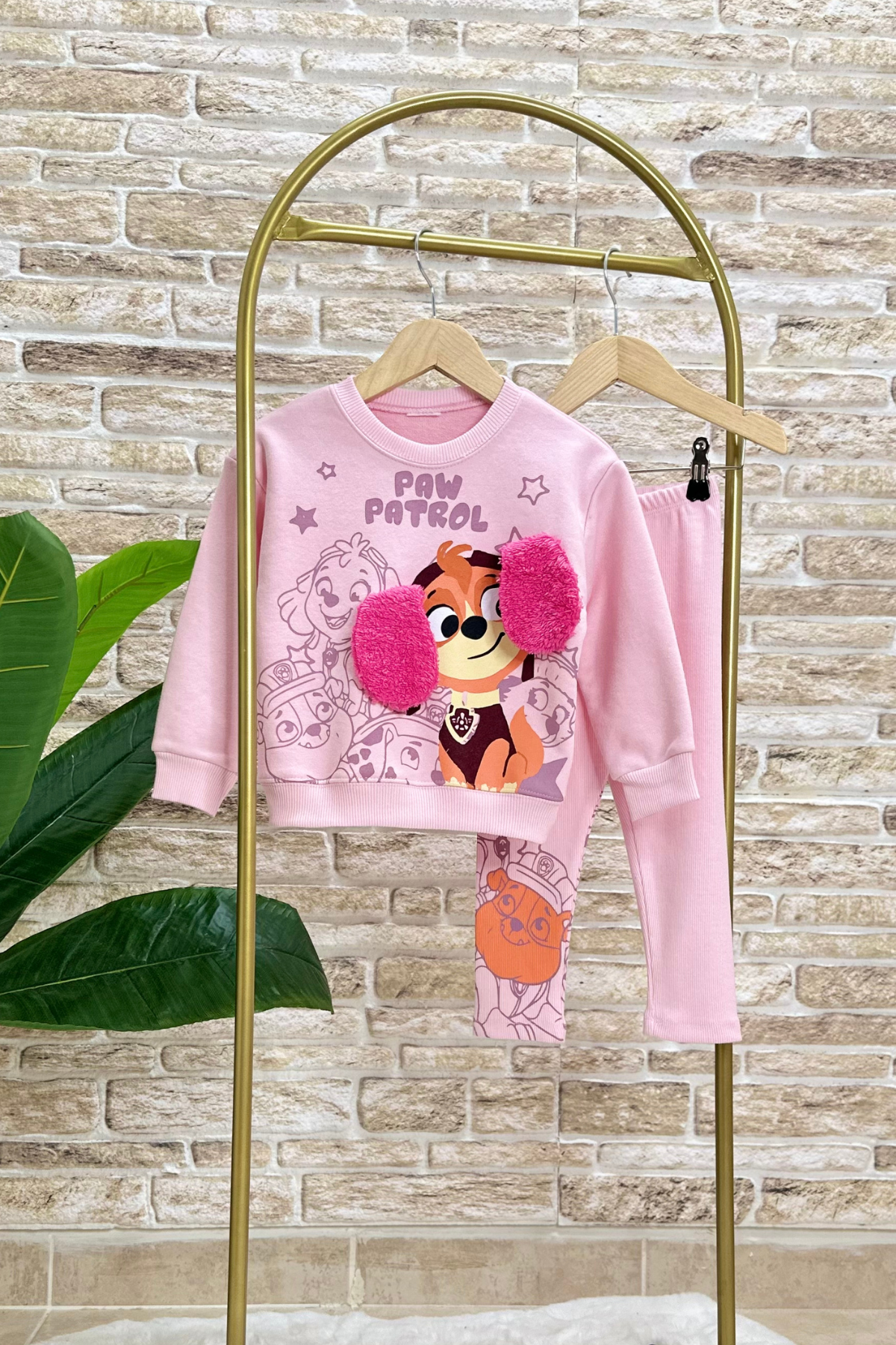 Kız Çocuk Pawpatrol 3 iplik Taytlı Takım