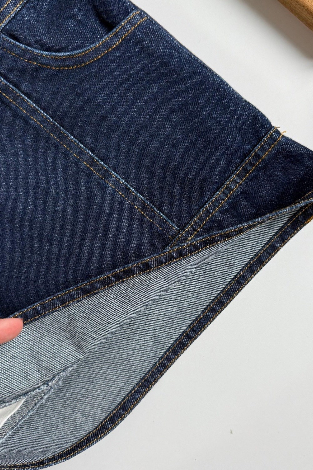 Kız Çocuk Premium Jile Laci Denim Elbise