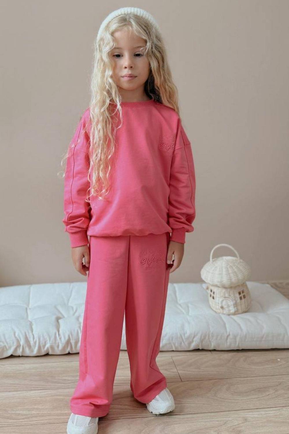 Kız Çocuk Style Girl Fuşya Takım