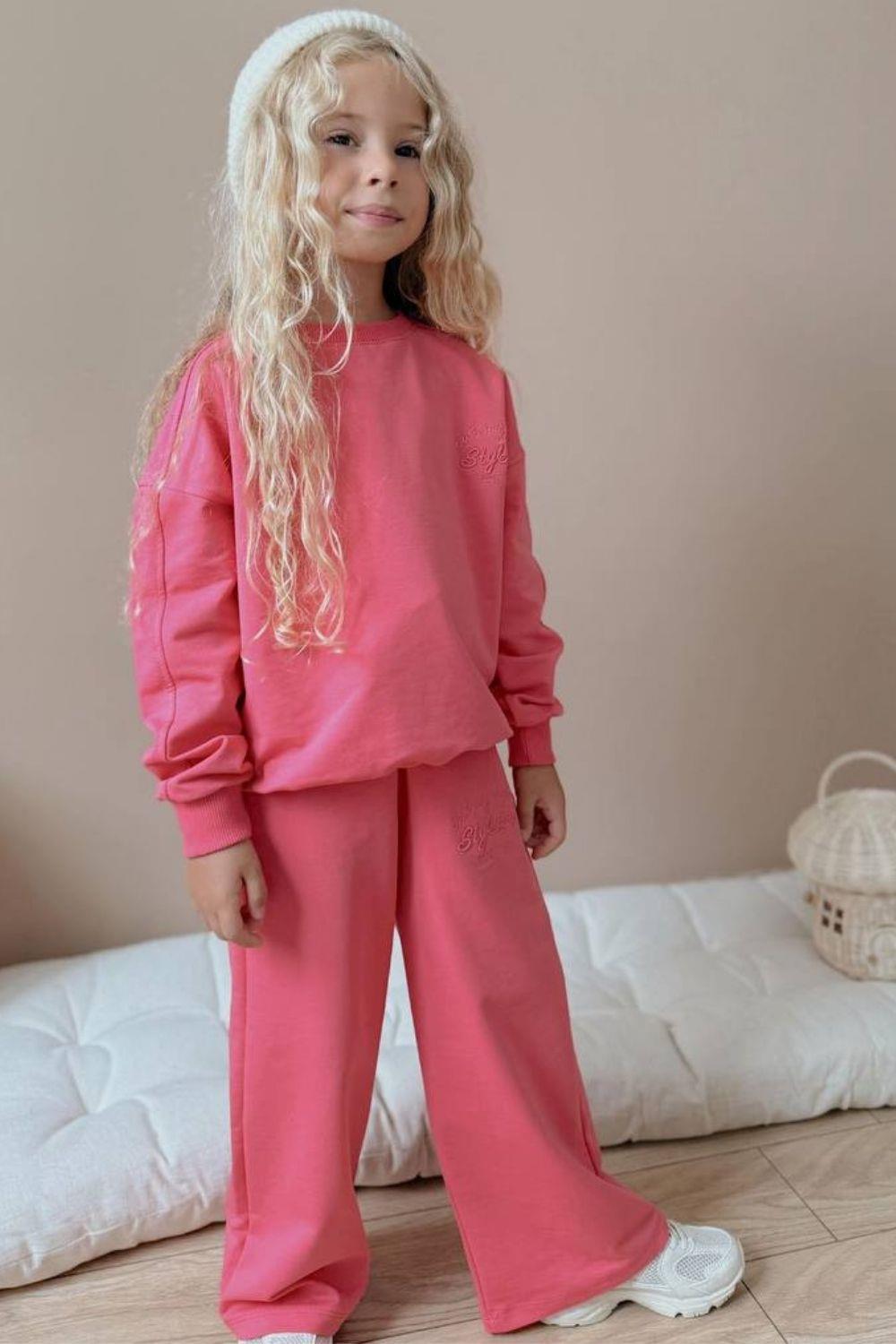 Kız Çocuk Style Girl Fuşya Takım
