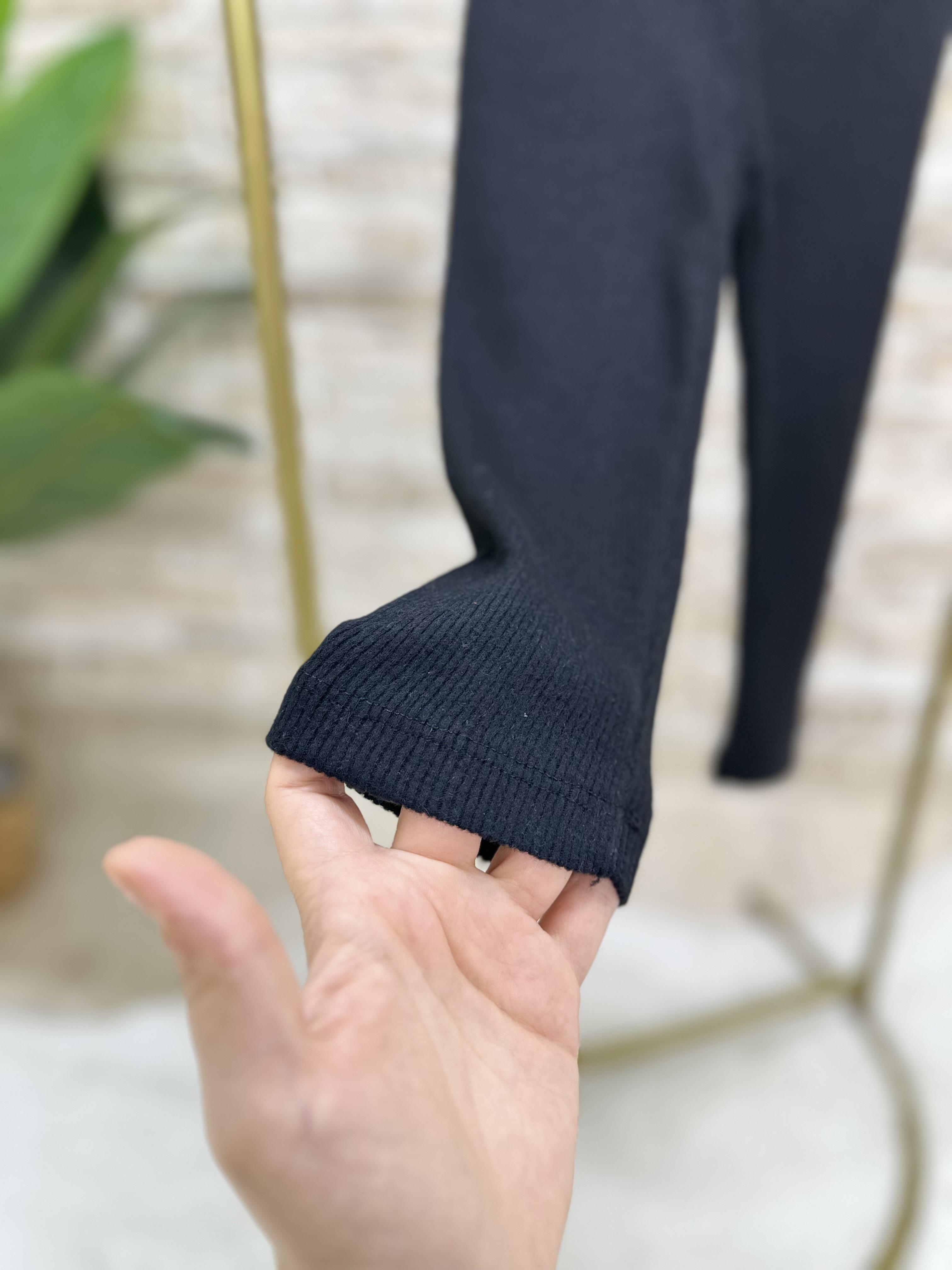 Kız Çocuk Triko Siyah Tayt