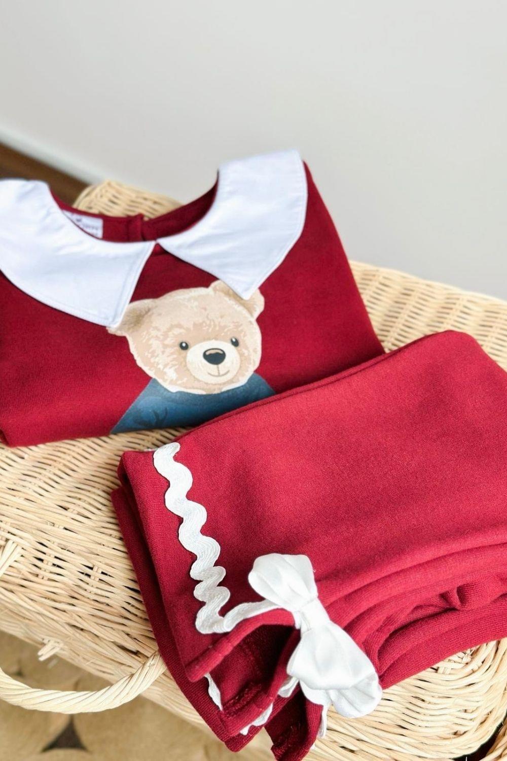 Kız Çocuk Yakalı Teddy Takım