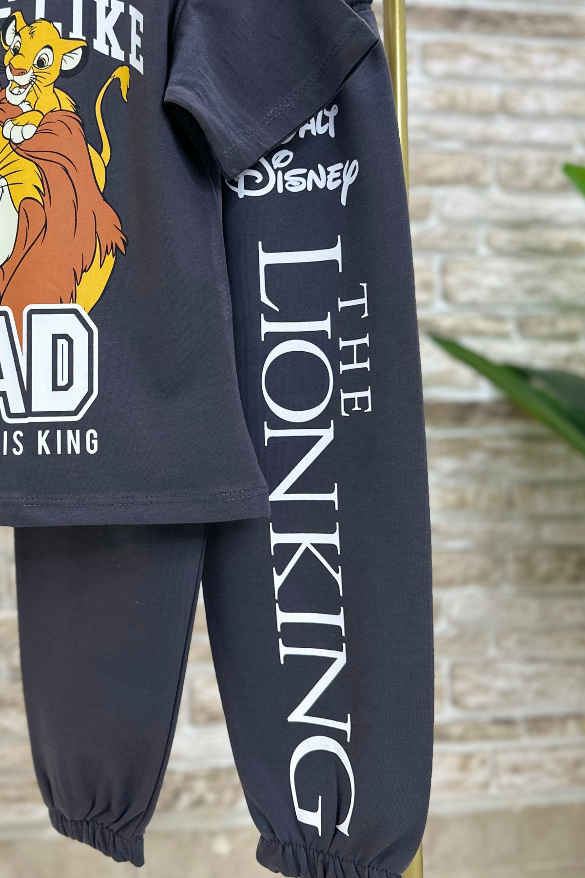 Lion King Antrasit Eşofman Takım
