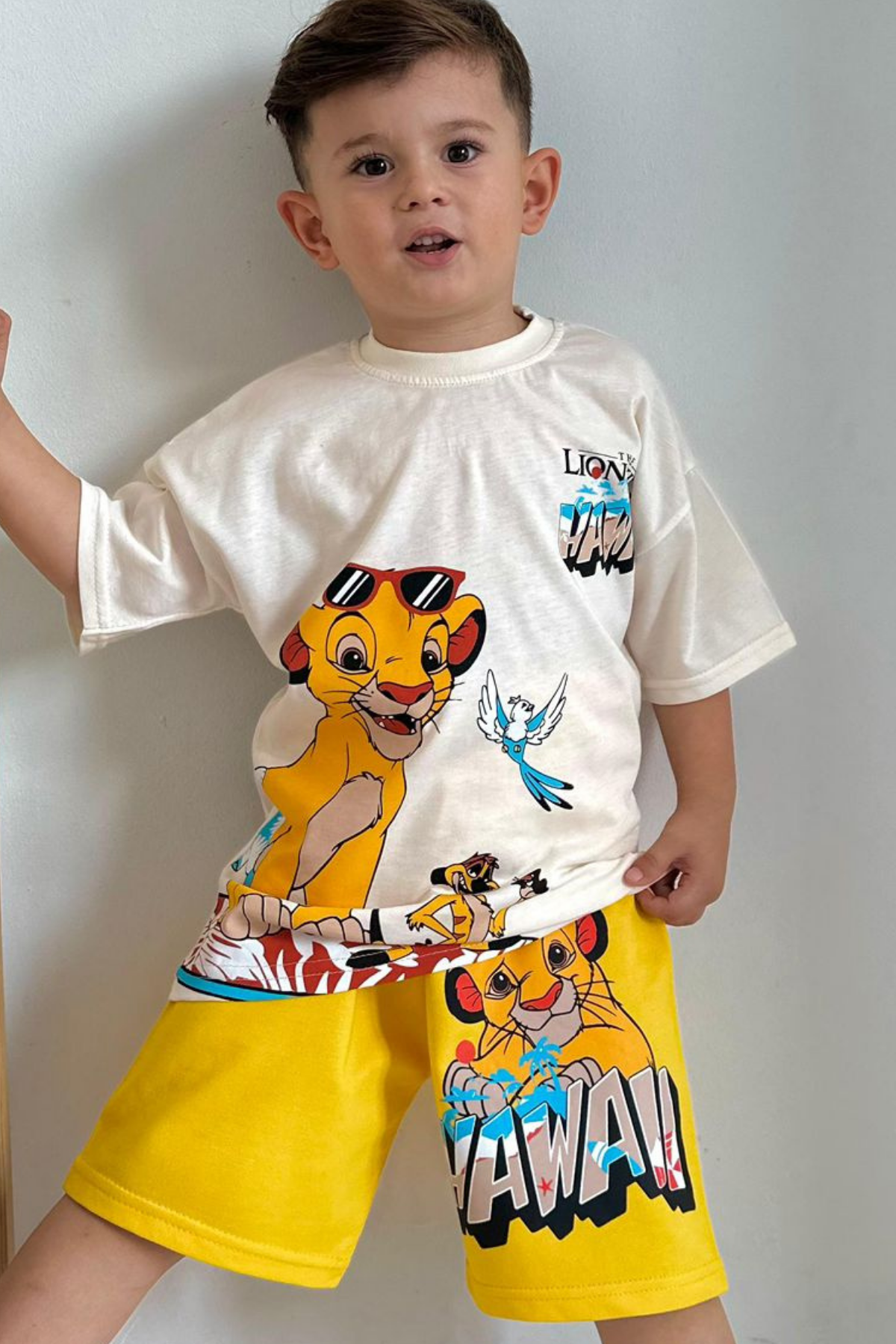 Lion King Havai Şortlu Takım