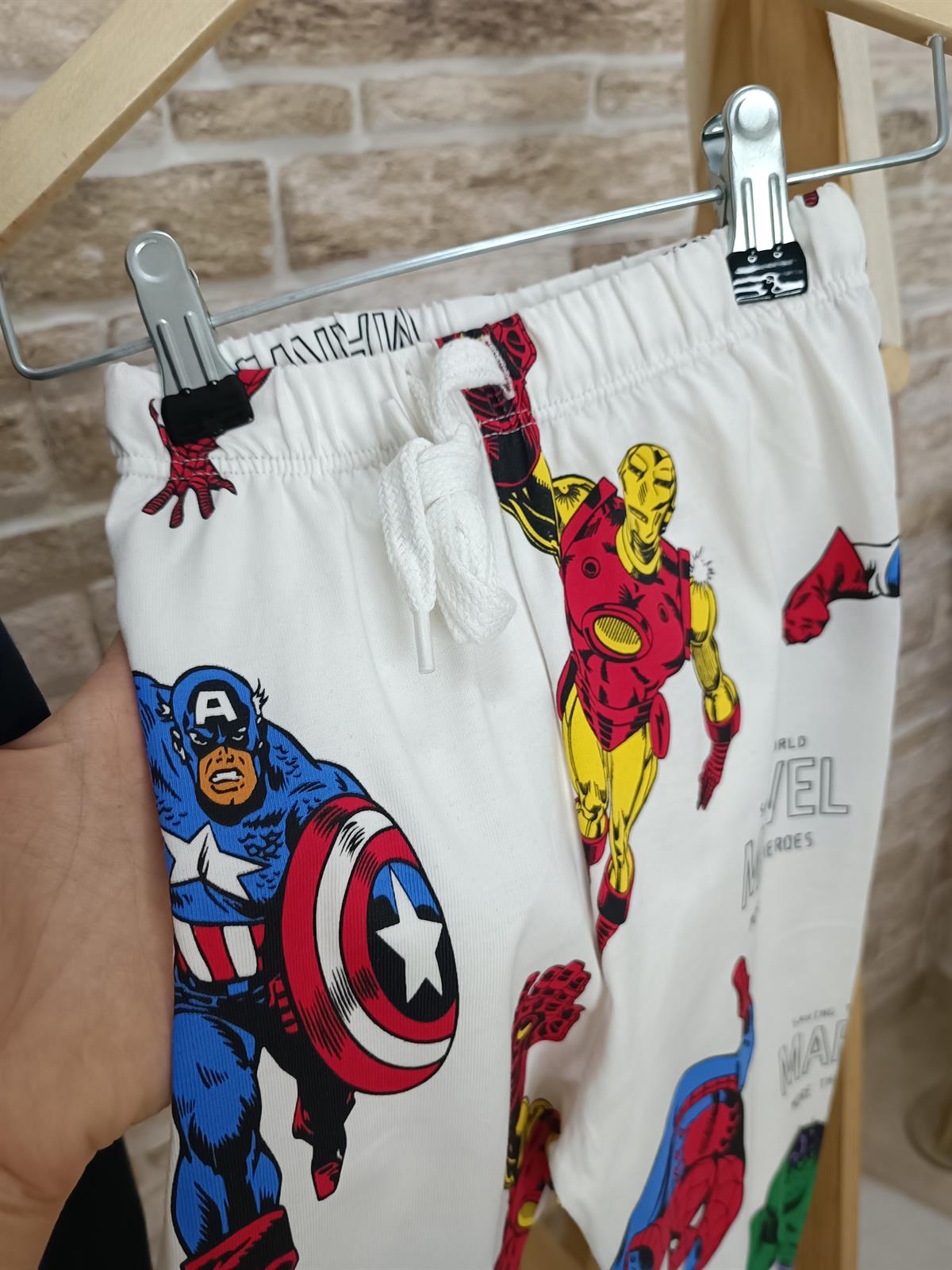 Marvel Baskılı Uzun Altlı Tshirt Takım