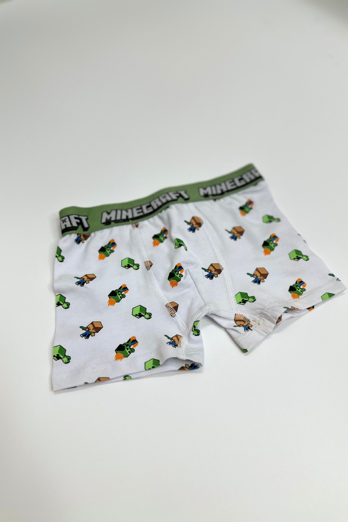 Erkek Çocuk Minecraft Ekru Boxer