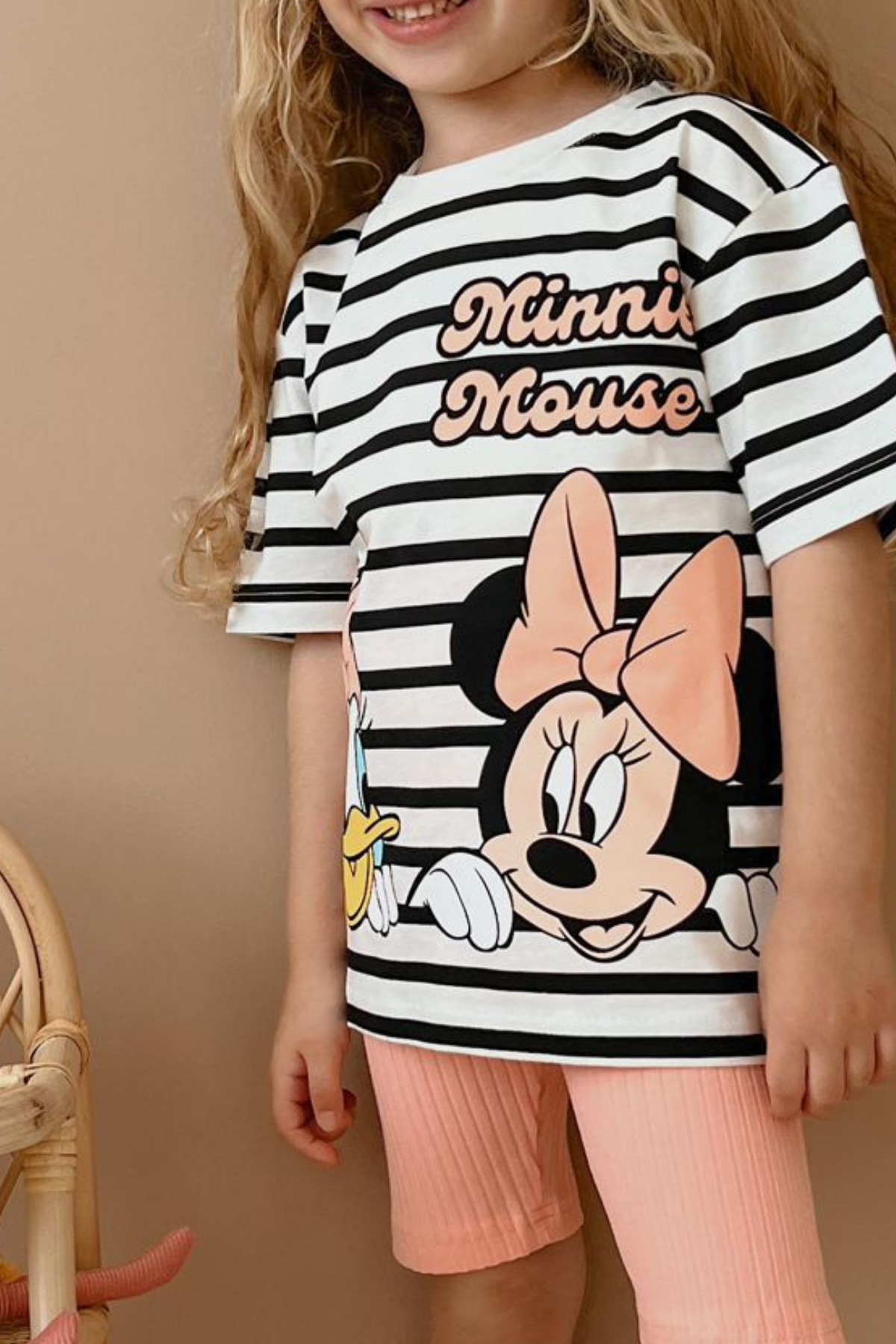 Minnie Mouse Somon Biker Tayt Takım