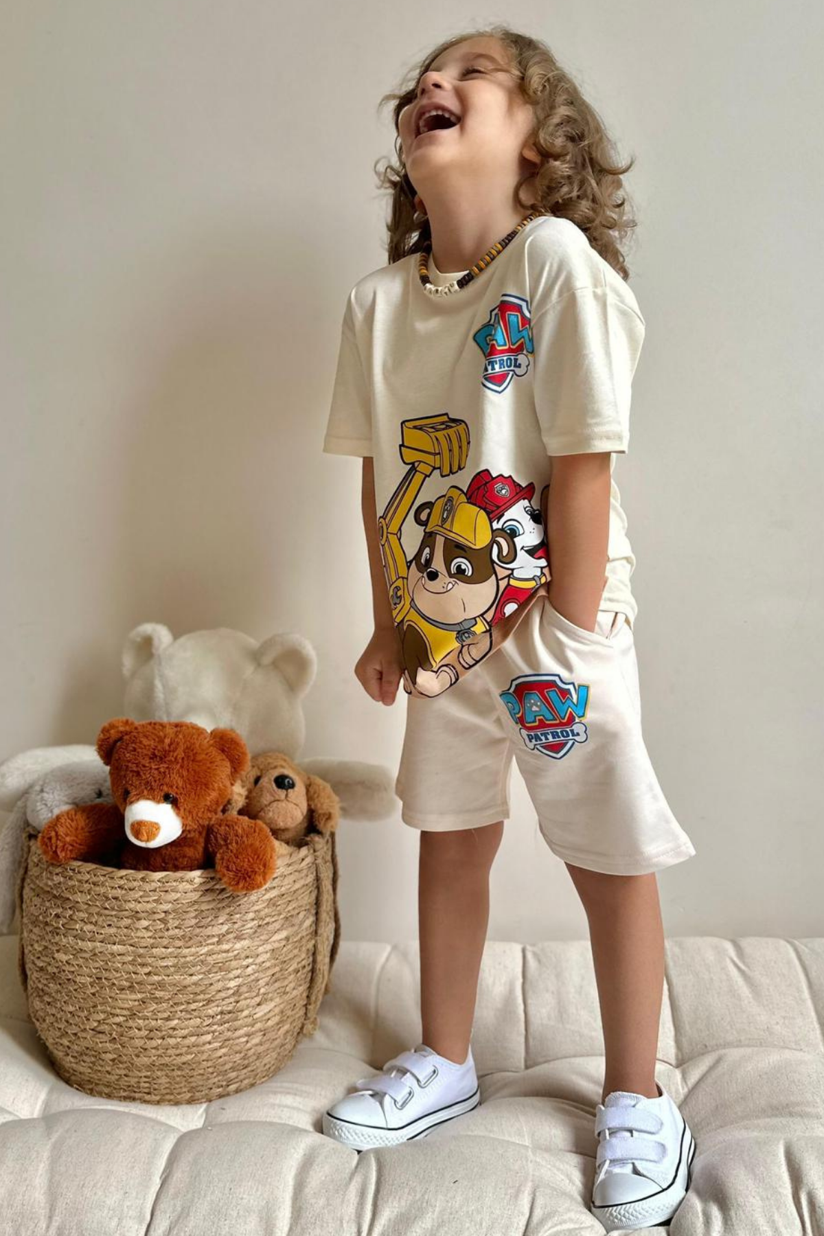 Pawpatrol Bej Şortlu Takım
