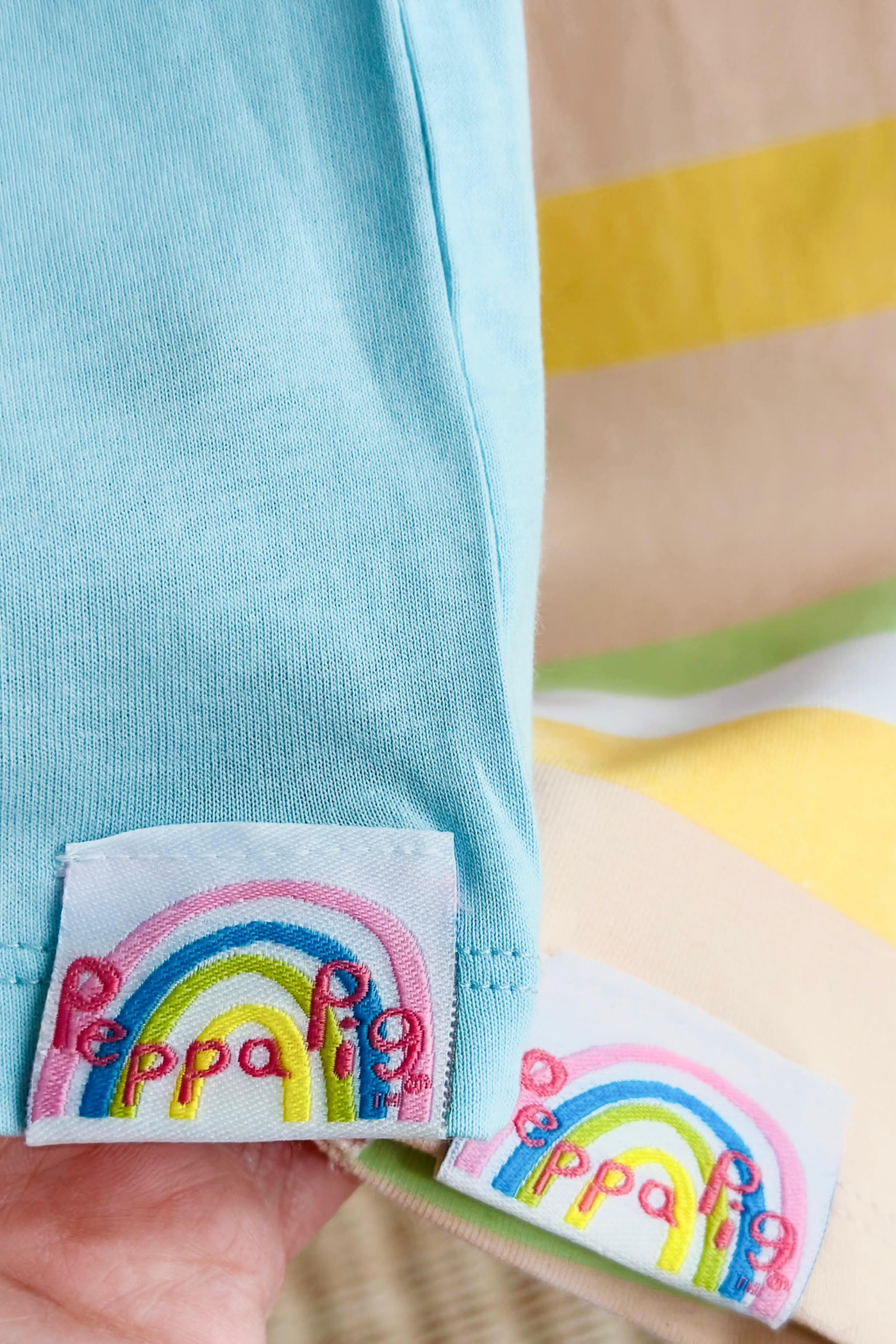 Peppa Renkli Turkuaz Tayt Takım