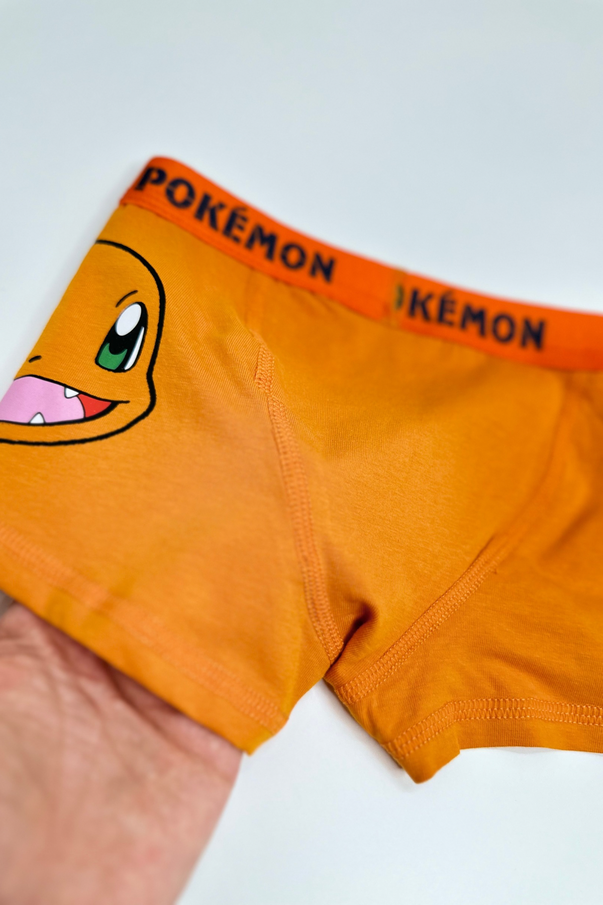 Erkek Çocuk Pokemon Oranj Boxer