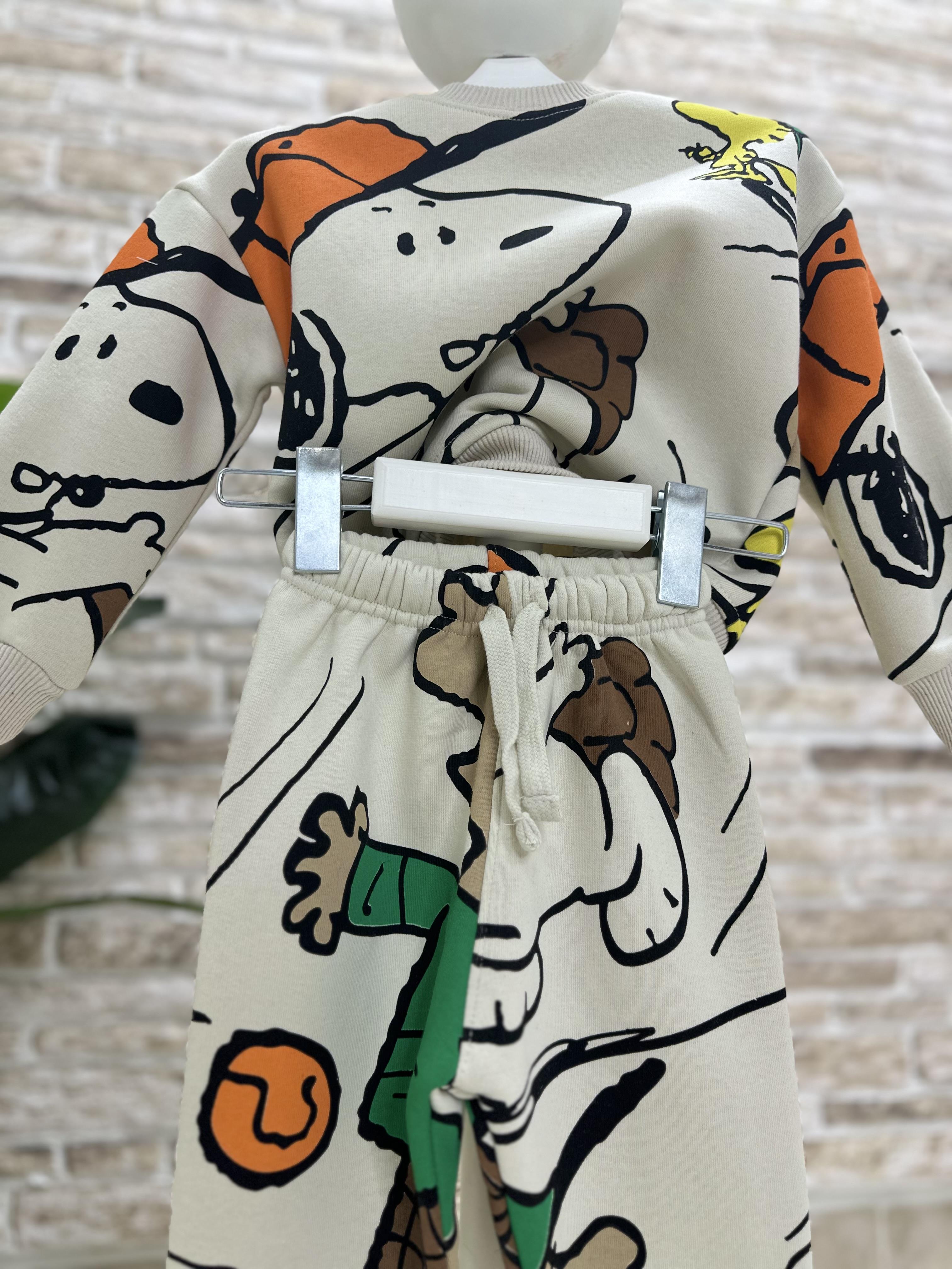 Şardonlu Snopy Peanuts İkili Takım