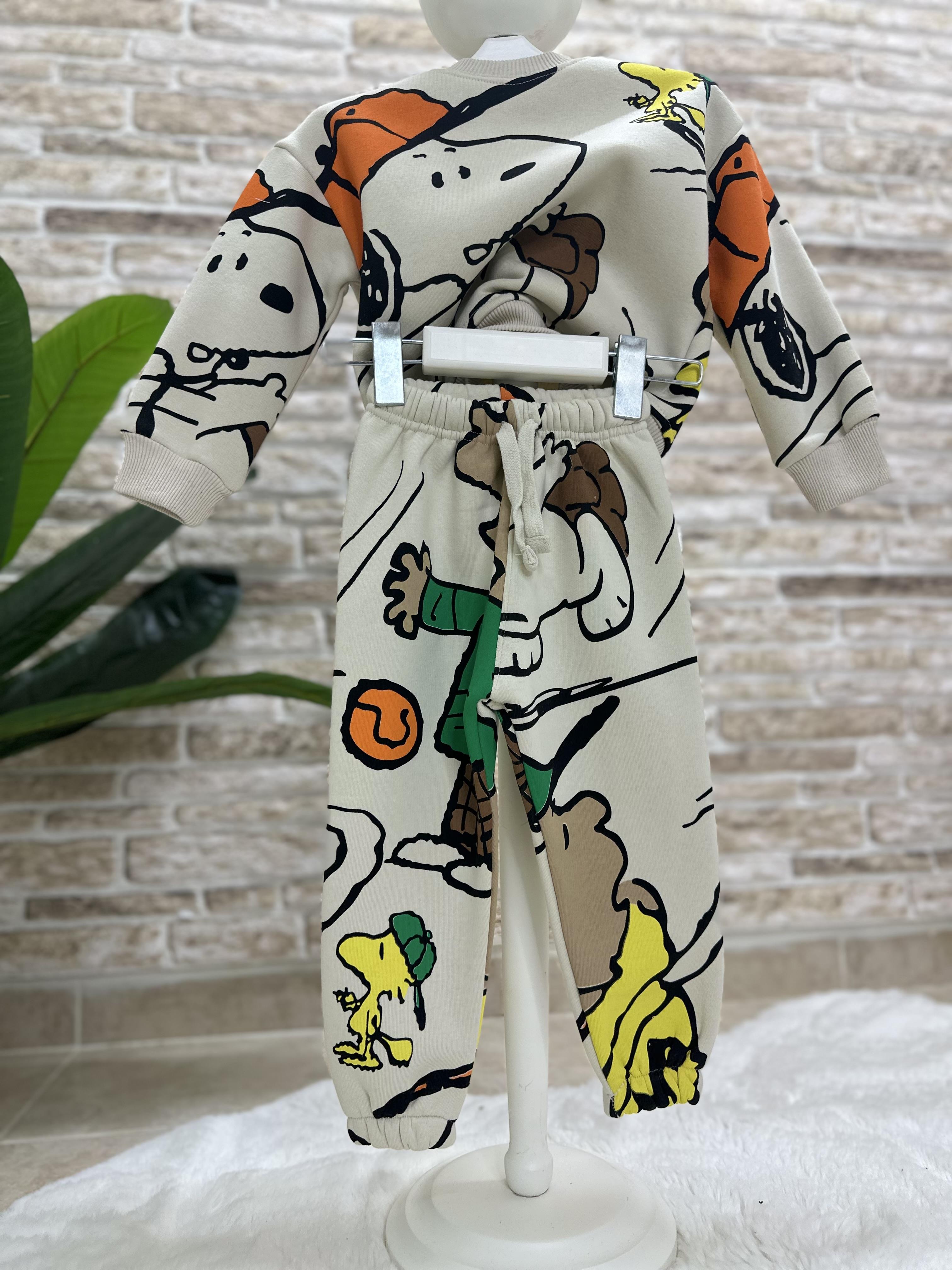 Şardonlu Snopy Peanuts İkili Takım