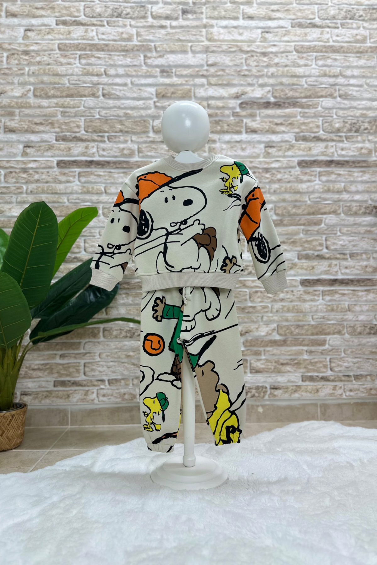 Şardonlu Snopy Peanuts İkili Takım