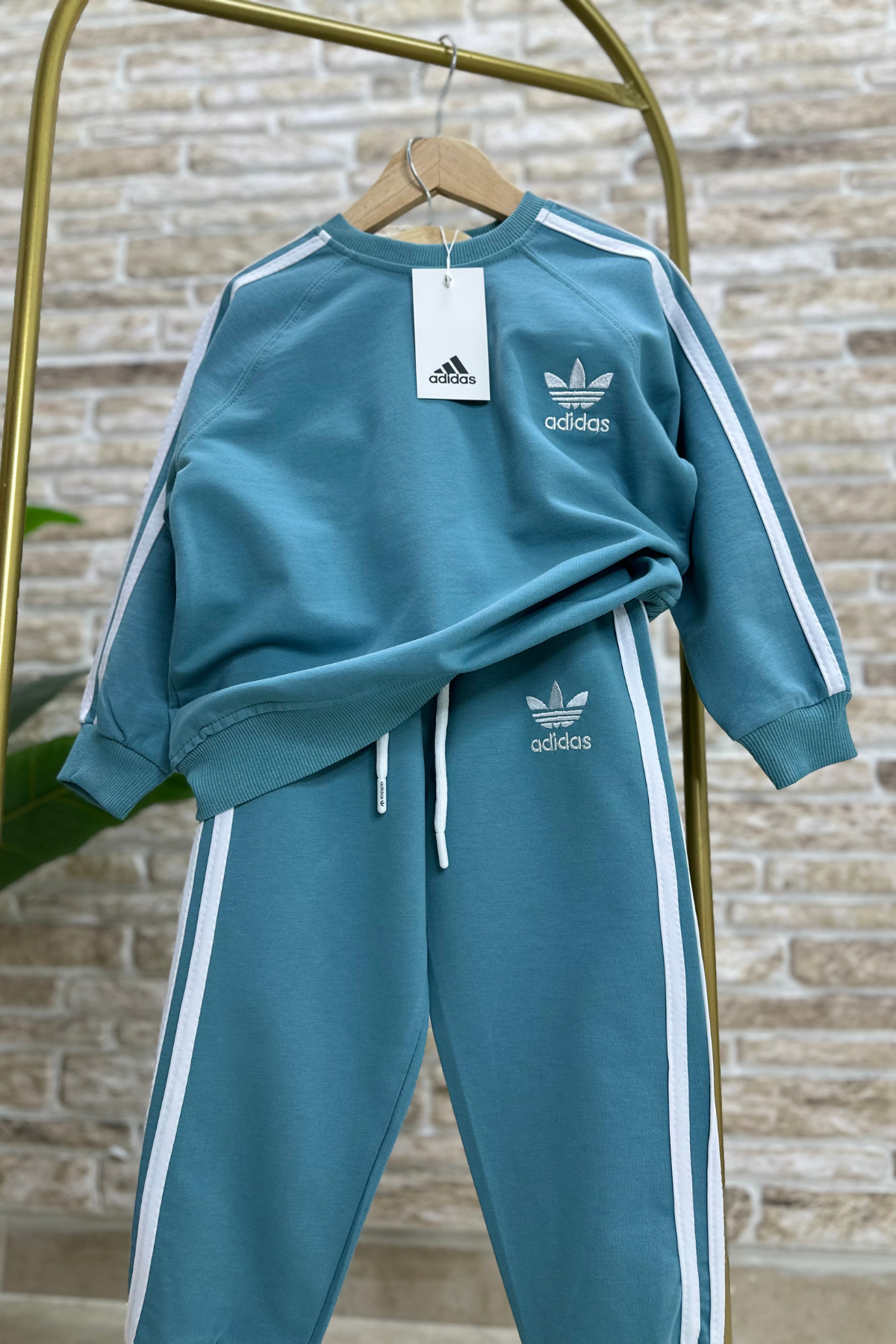 Unisex  2 İplik Adids Mavi Takım