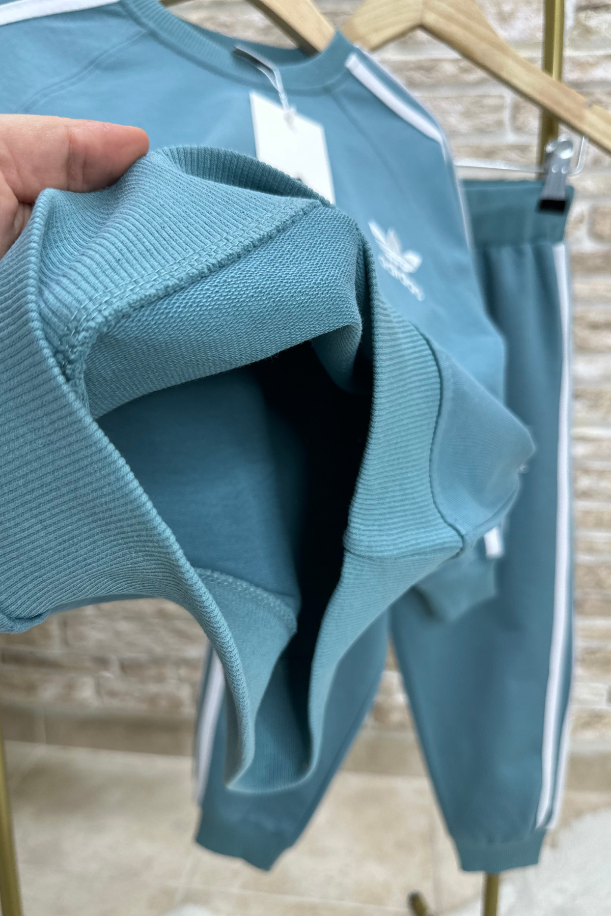 Unisex  2 İplik Adids Mavi Takım
