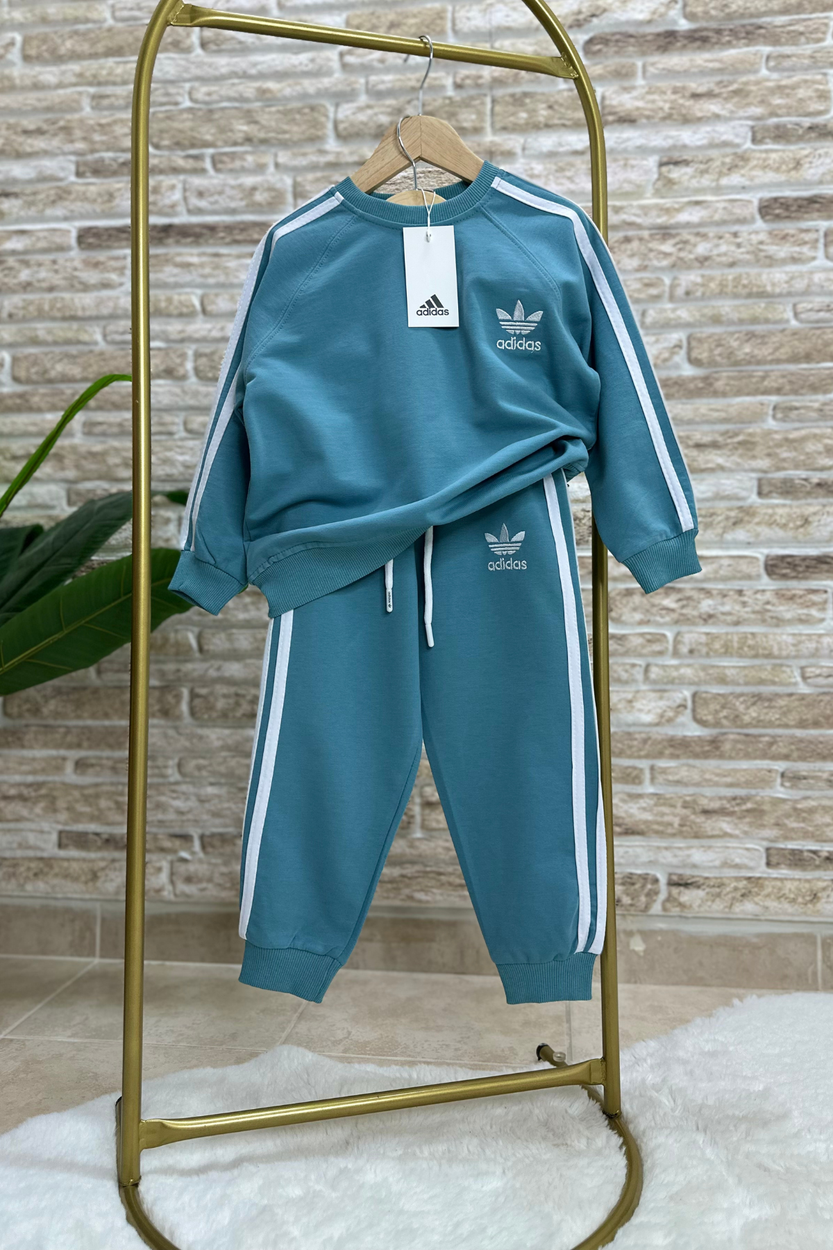 Unisex  2 İplik Adids Mavi Takım