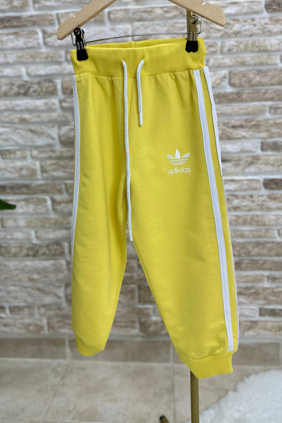 Unisex  2 İplik Adids Sarı Takım