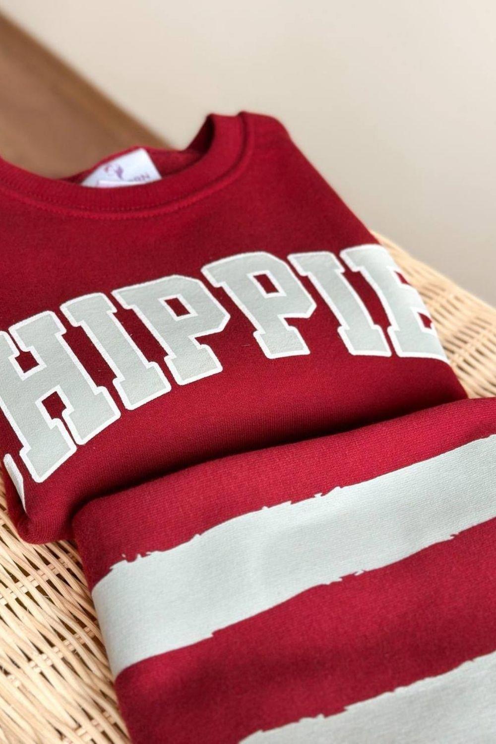 Unisex 3 İplik Chippies Bordo Takım