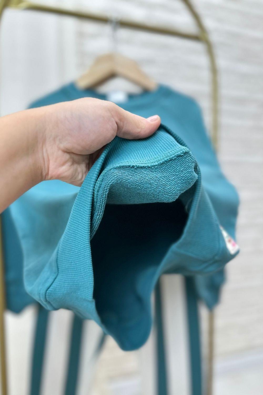 Unisex 3 İplik Çizgili Yeşil Takım