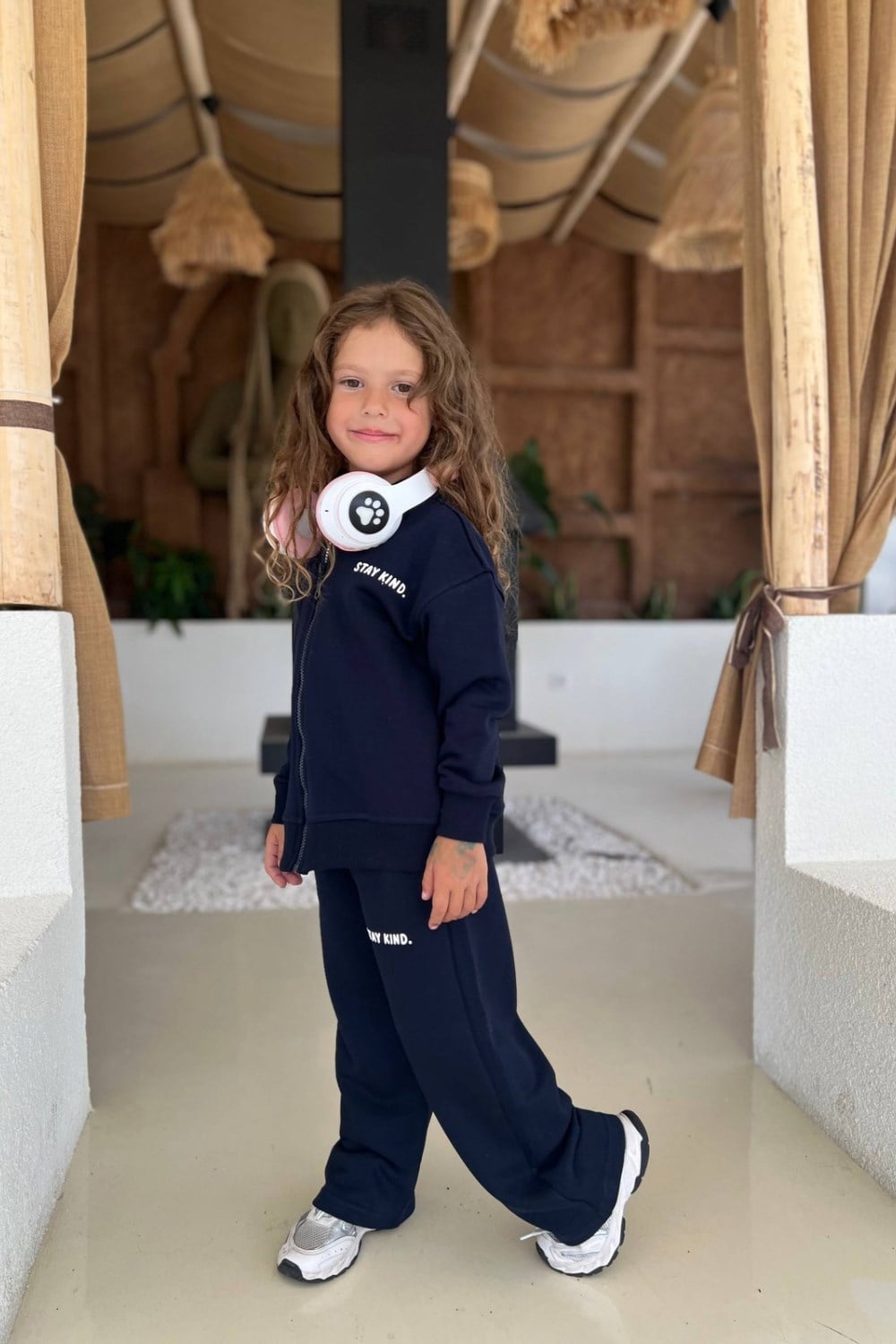 Unisex 3 İplik Fermuarlı Laci Takım