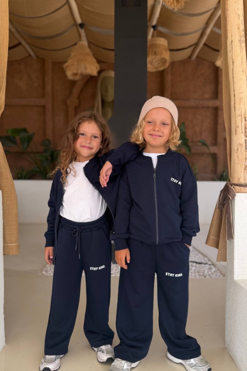 Unisex 3 İplik Fermuarlı Laci Takım
