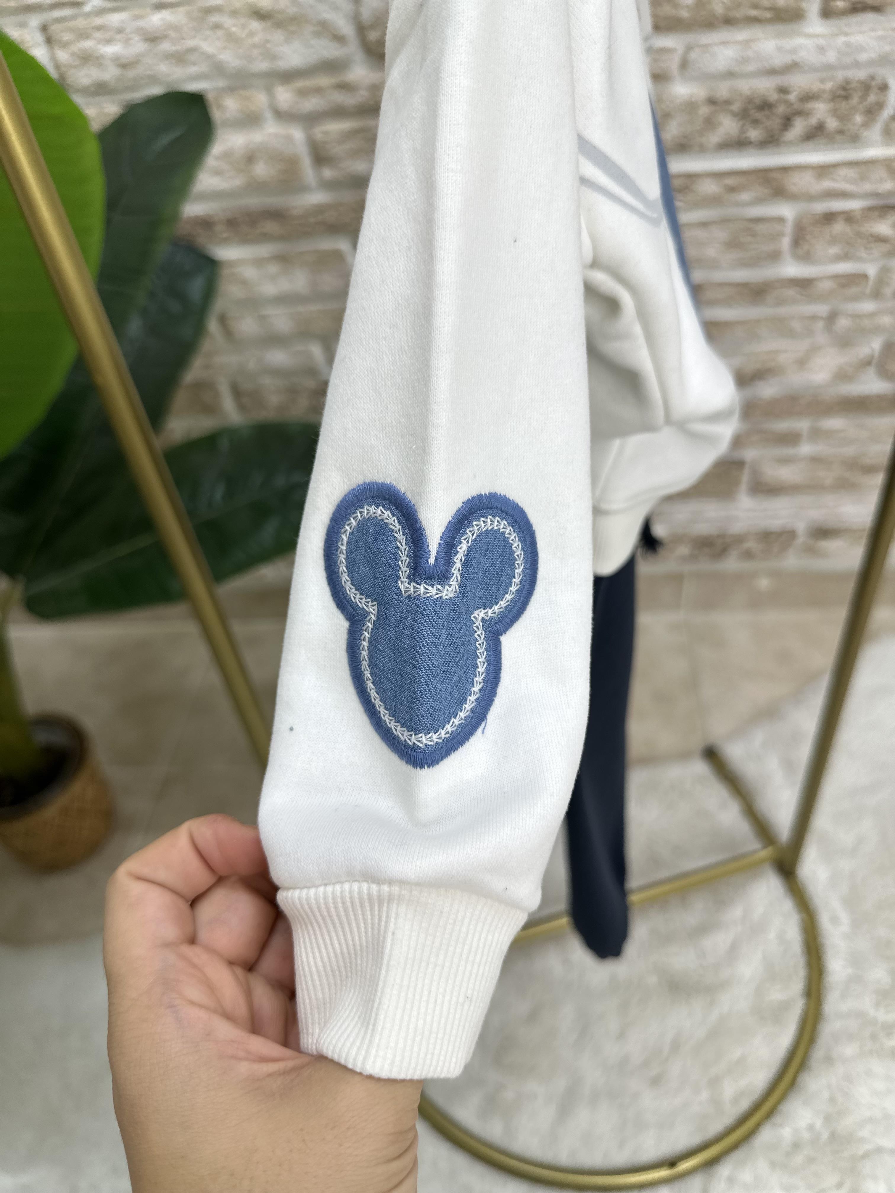 Unisex 3 İplik Mickey Nakışlı Takım