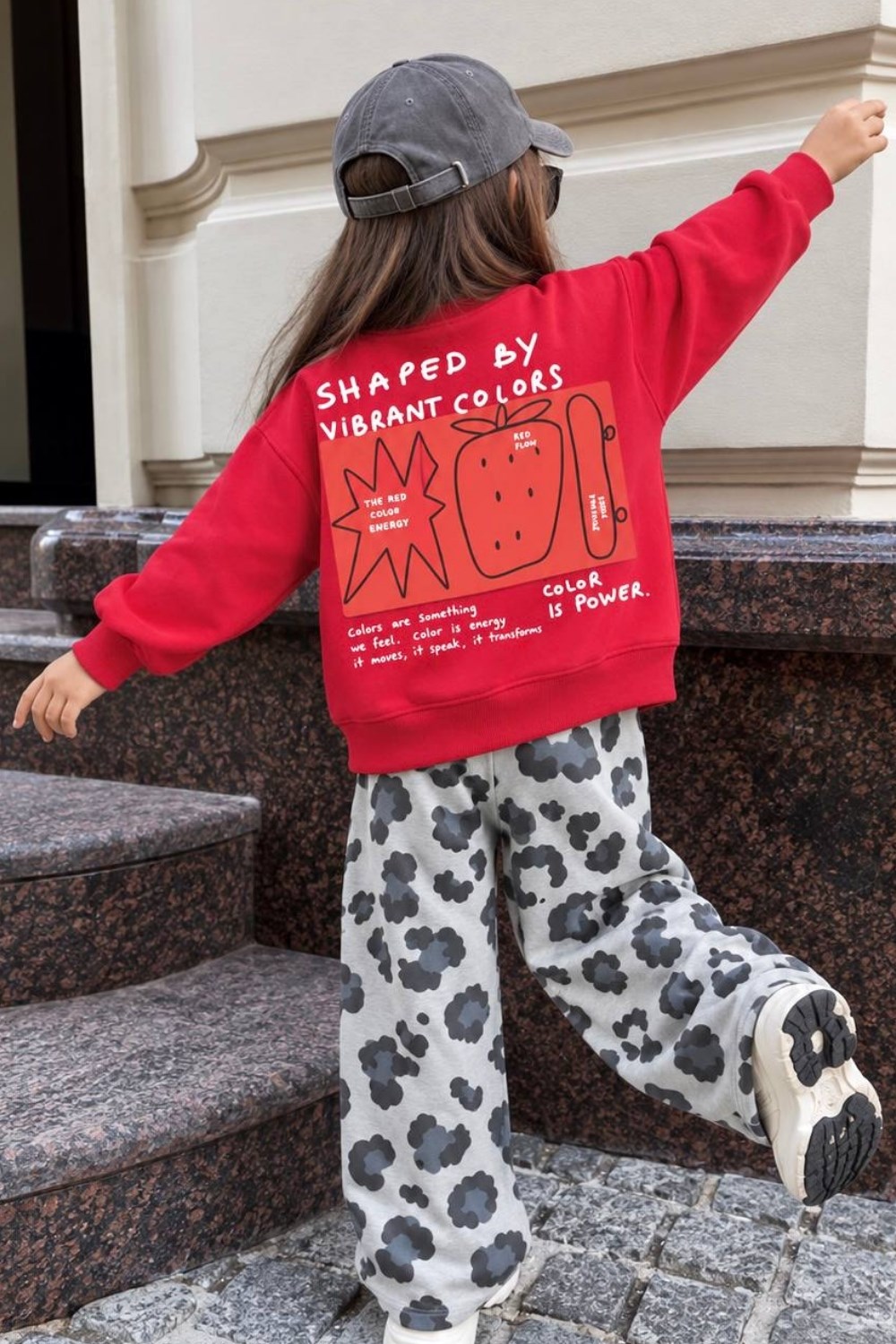 Unisex 3 İplik Red Berry Tiger Takım